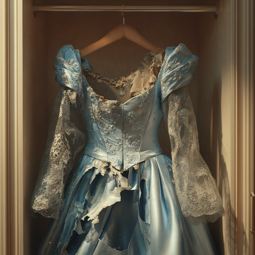 Une robe en ruines | Source : Midjourney