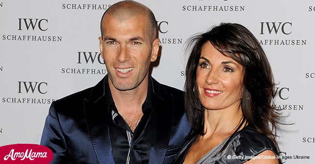 Zinedine Zidane câline sa femme lors de la finale de Roland-Garros