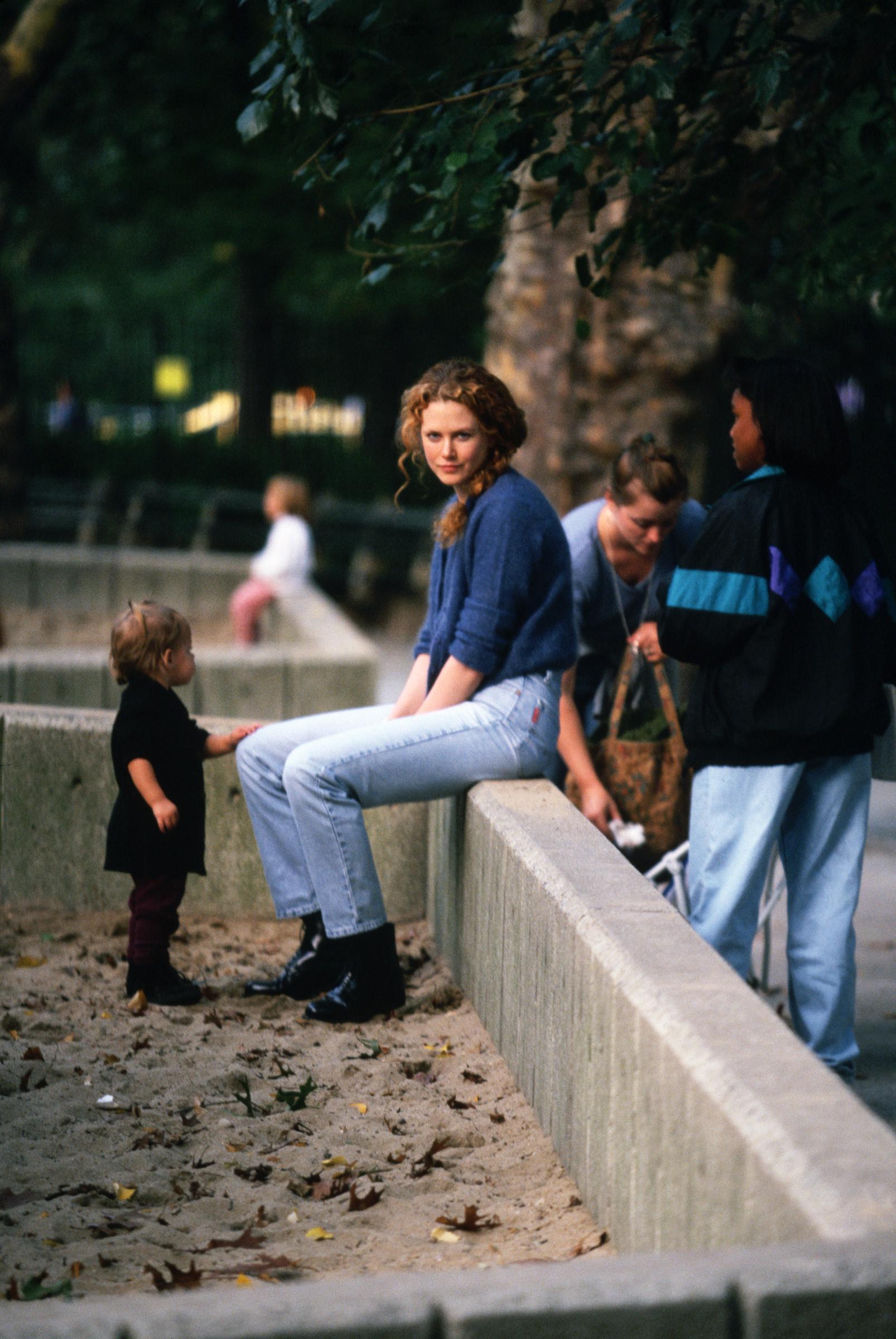 Nicole Kidman avec Bella Cruise à Central Park. | Source : Getty Images