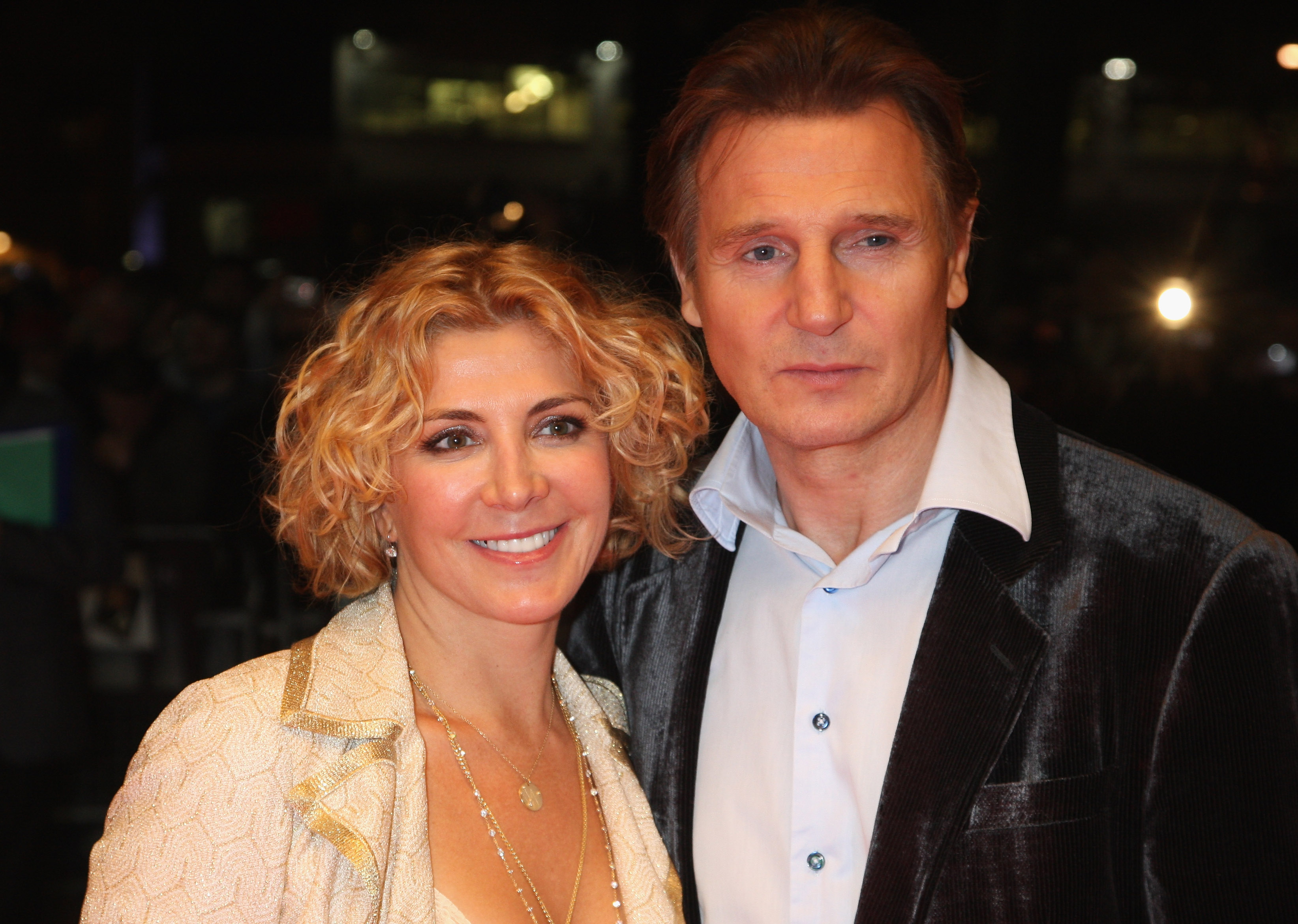 Liam Neeson et sa femme Natasha Richardson au BFI 52 London Film Festival : 'The Other Man' Premiere at the Odeon West End in London, England on October 17, 2008 | Source : Getty Images