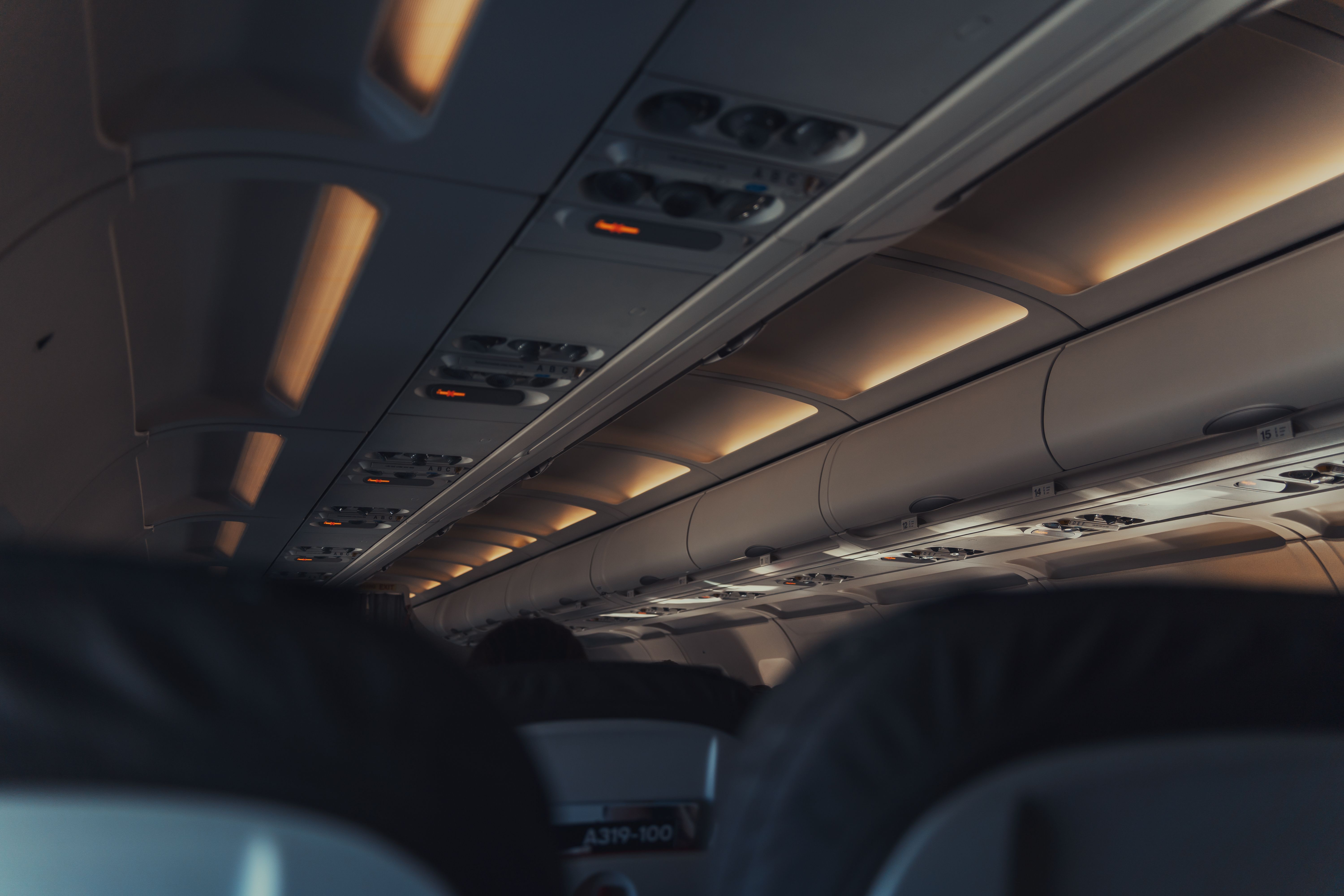 L'intérieur d'un avion | Source : Pexels