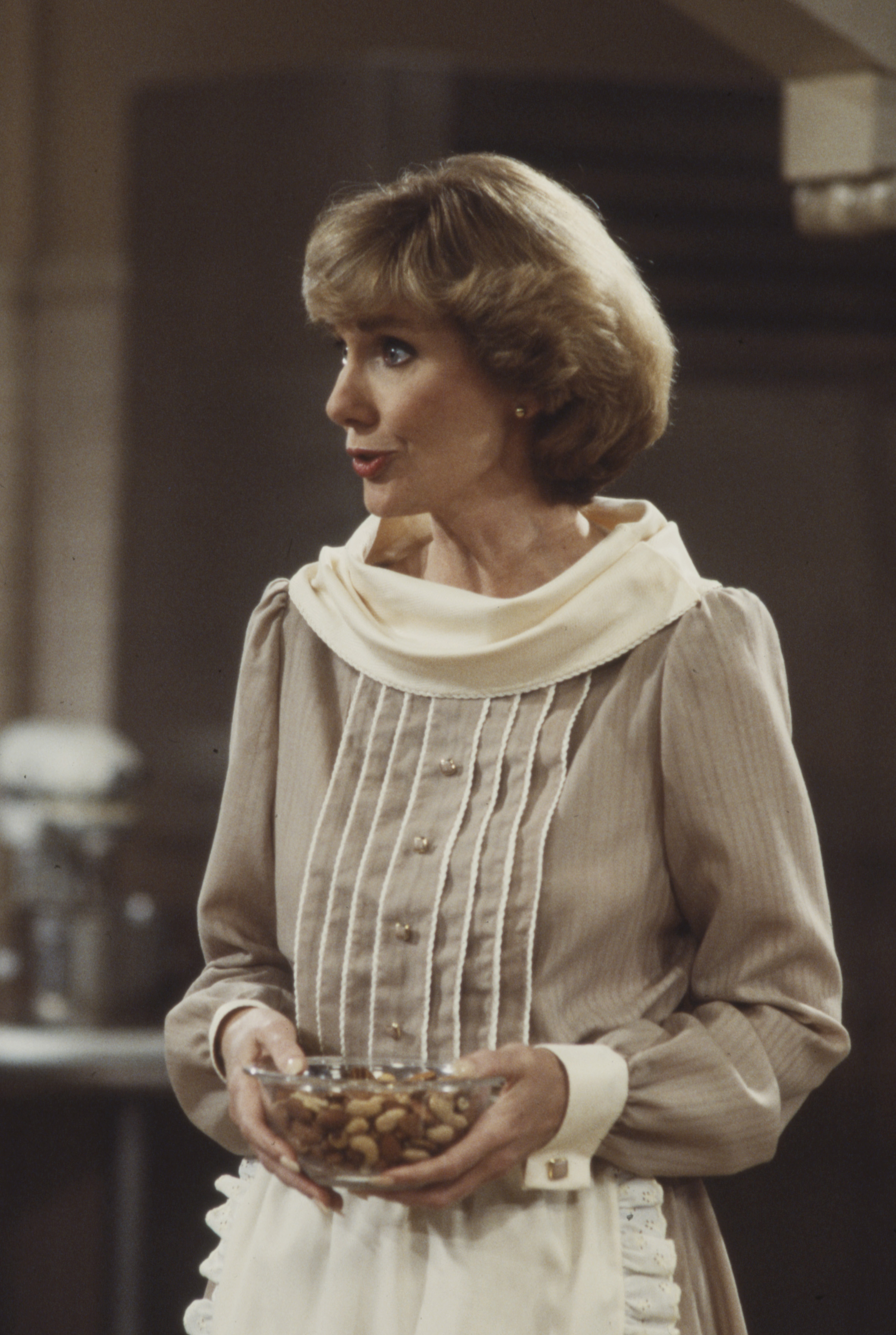 Inga Swenson dans le rôle de Gretchen Kraus dans la série télévisée ABC "Benson" le 4 mai 1984 à Los Angeles, Californie. | Source : Getty Images