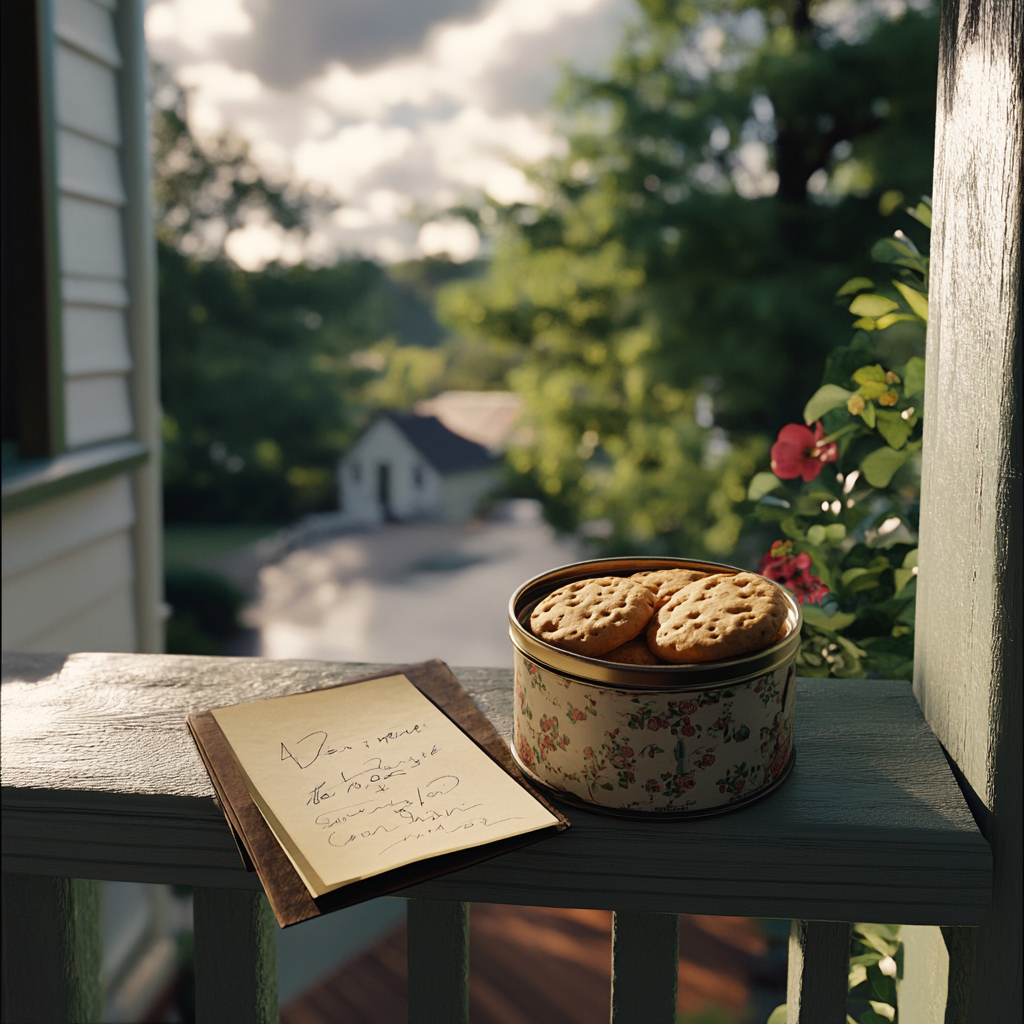 Des biscuits et une note | Source : Midjourney