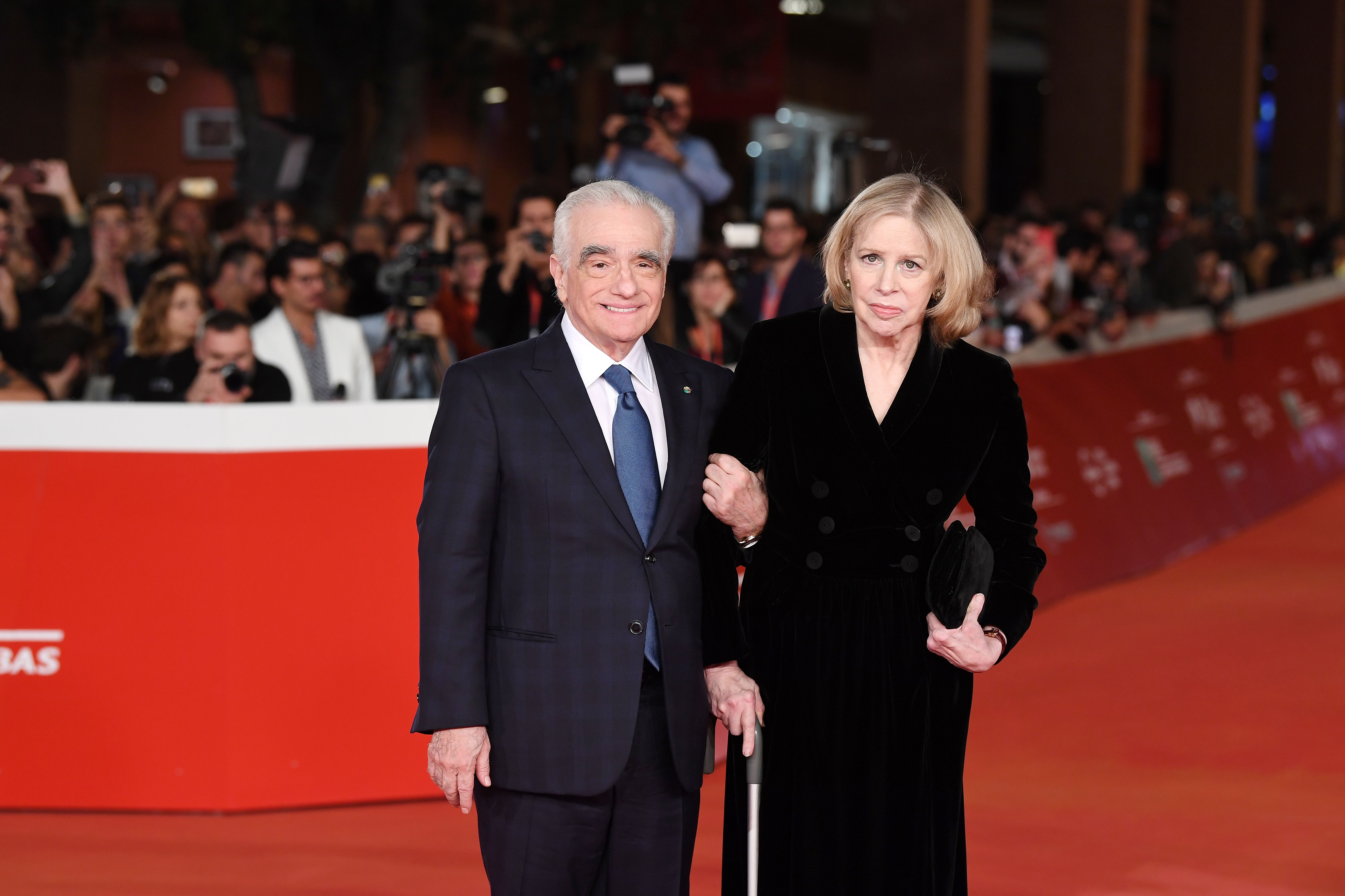 Helen Morris et Martin Scoresese lors du 14e festival du film de Rome à Rome, en Italie, le 21 octobre 2019 | Source : Getty Images