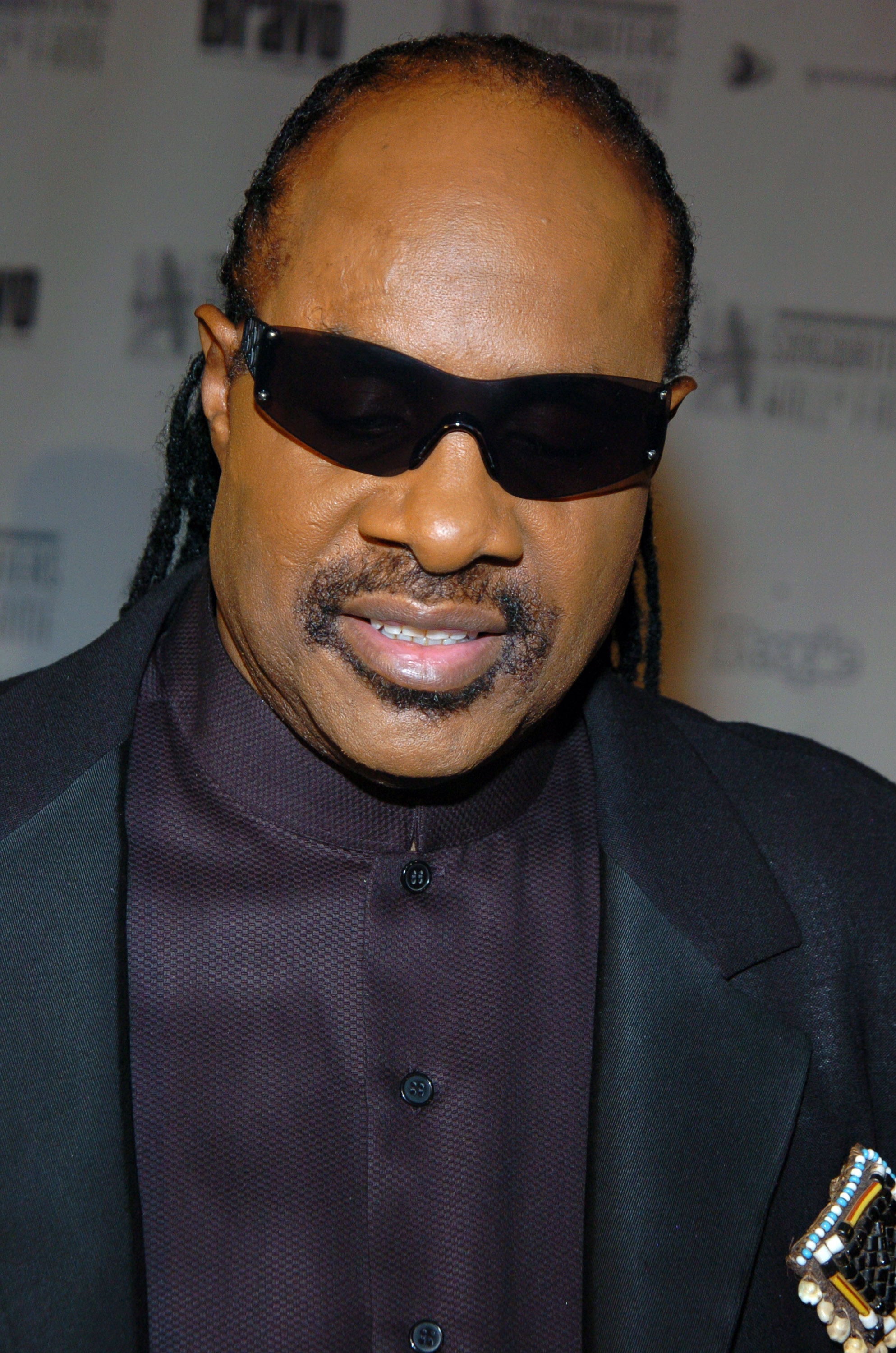 Stevie Wonder lors de la 35e cérémonie annuelle de remise des prix du Songwriters Hall of Fame, le 10 juin 2004, à New York. | Source : Getty Images