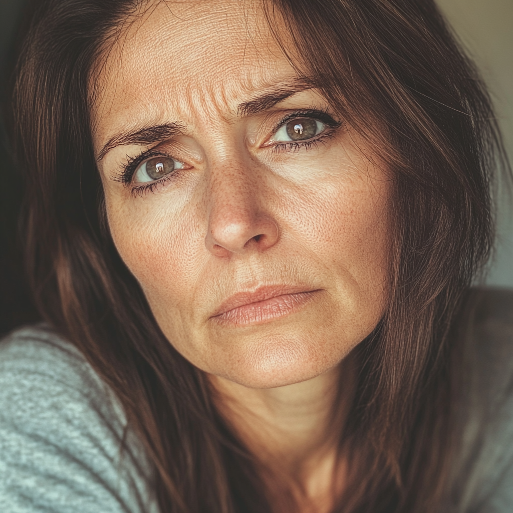 Une femme qui fronce les sourcils | Source : Midjourney