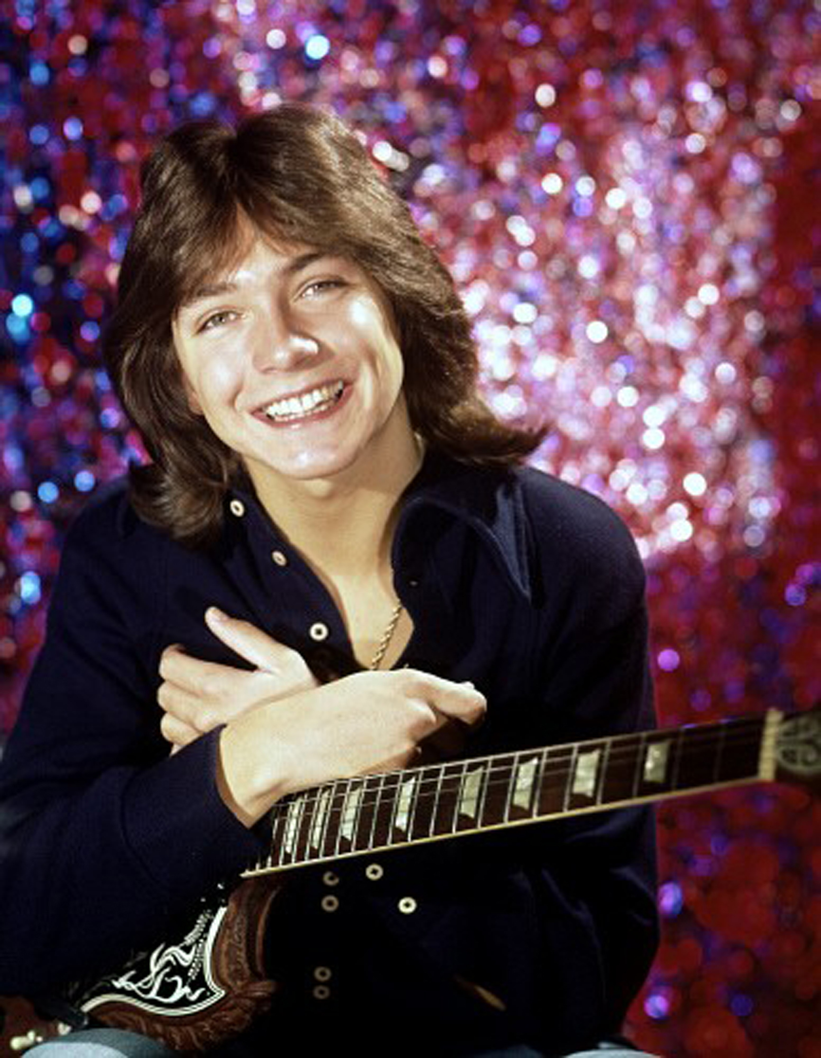 David Cassidy sur le plateau de tournage de "The Partridge Family", 1971 | Source : Getty Images