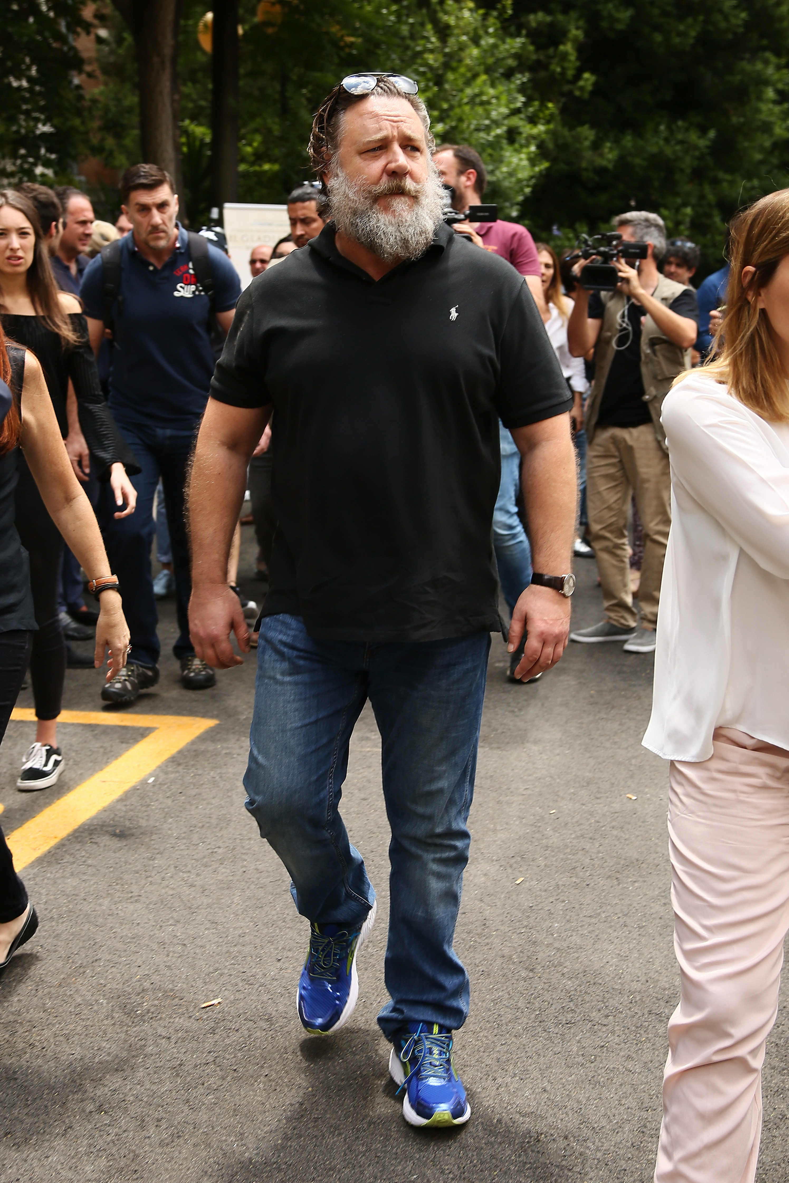 Russell Crowe le 5 juin 2018 à Rome, Italie | Source : Getty Images