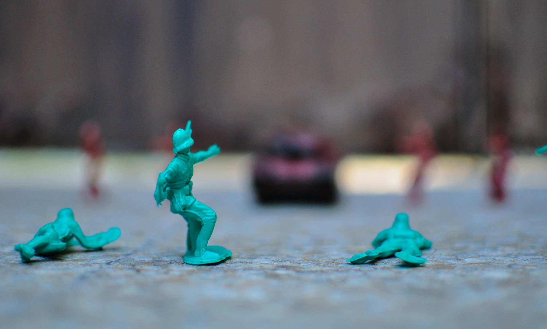 Soldats de plomb en plastique vert | Source : Unsplash