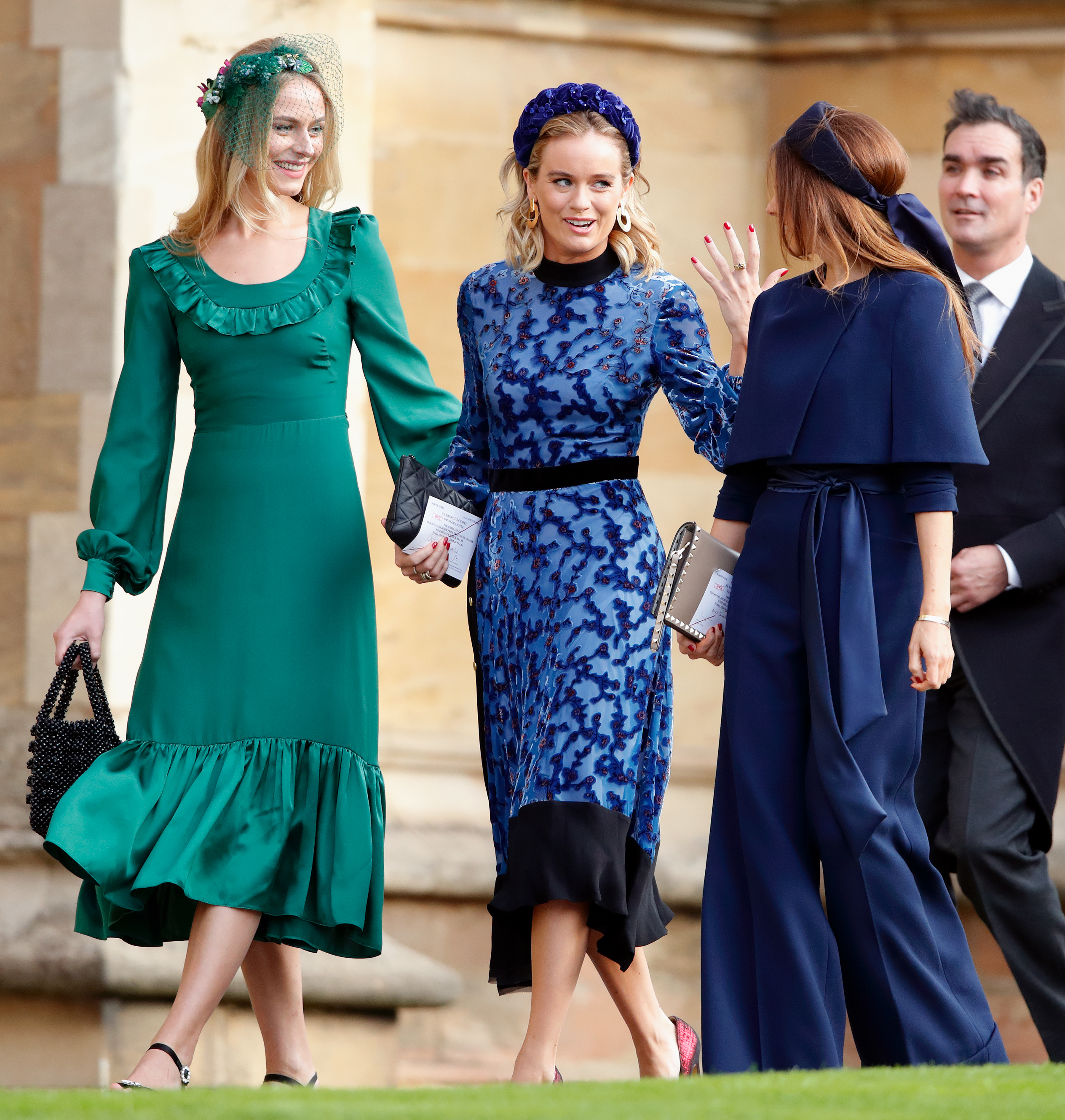 Cressida Bonas assiste au mariage de la princesse Eugénie et de Jack Brooksbank à la chapelle St George, le 12 octobre 2018 à Windsor, en Angleterre. | Source : Getty Images