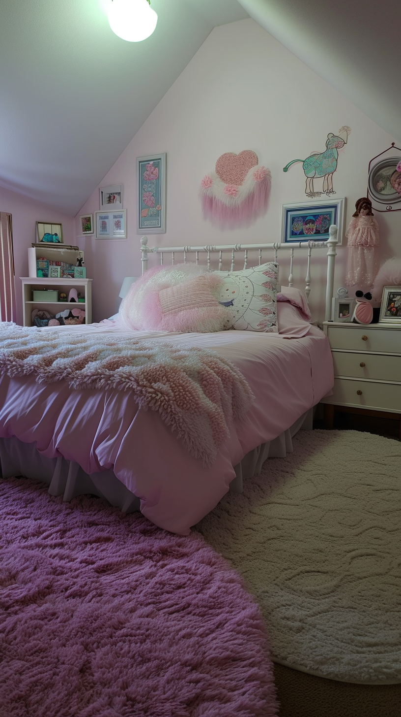 La chambre d'une petite fille | Source : Midjourney