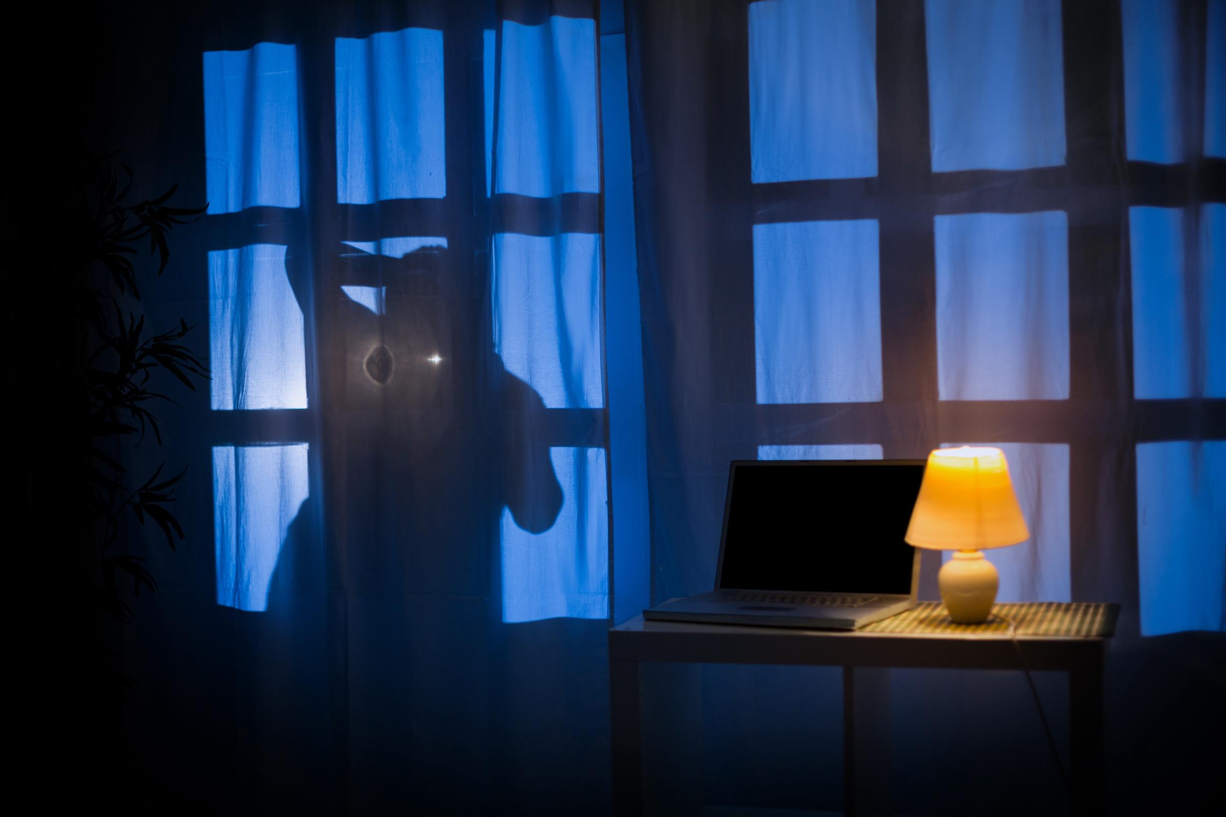 Silhouette d'une personne la nuit | Source : Shutterstock