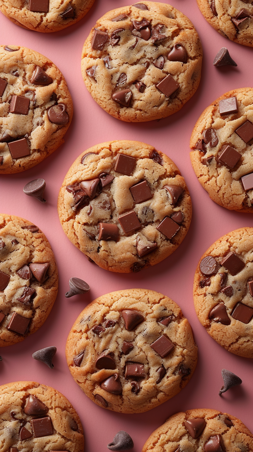 Une fournée de biscuits aux pépites de chocolat | Source : Midjourney