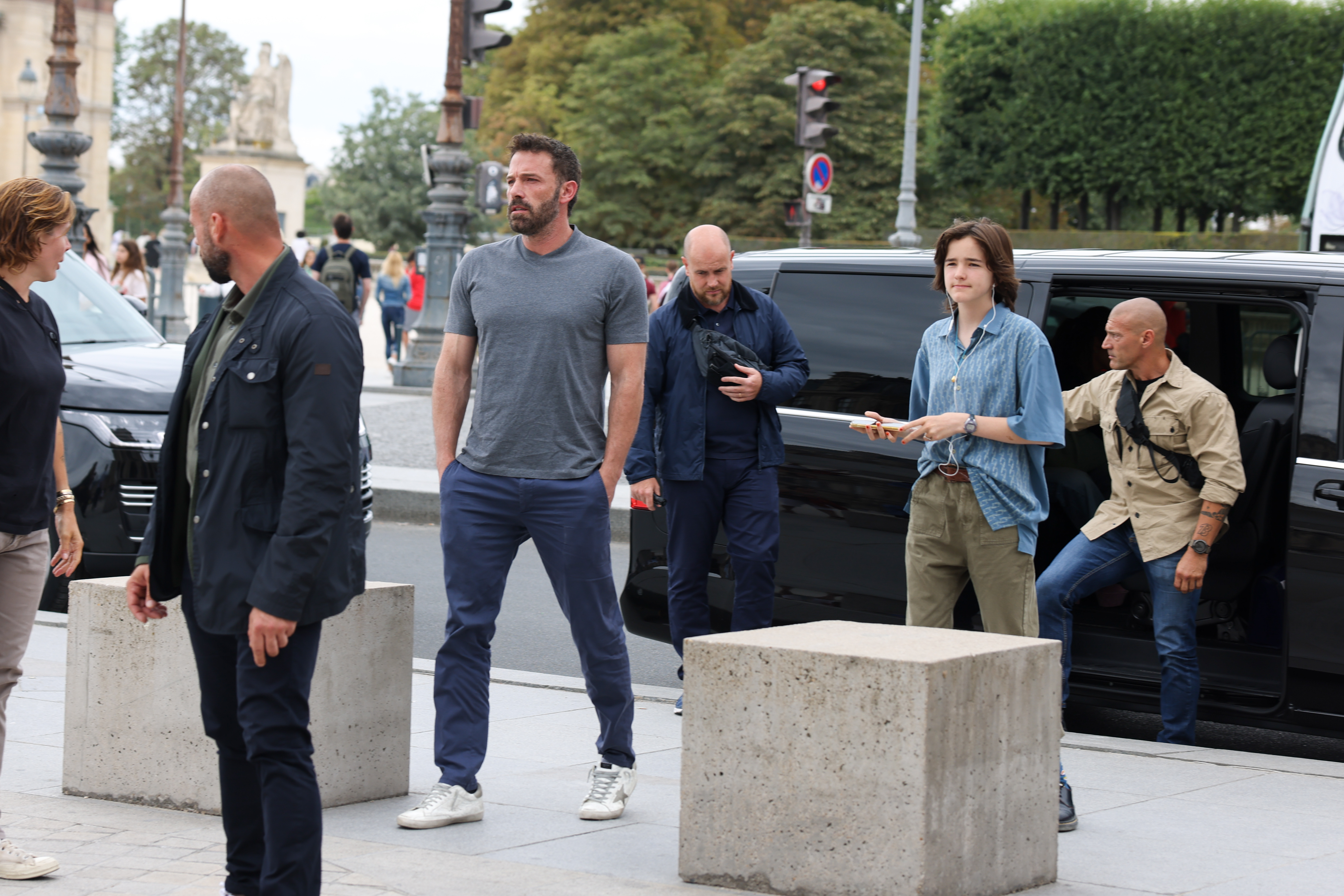 Ben et Fin Affleck repérés à Paris, France, le 26 juillet 2022 | Source : Getty Images