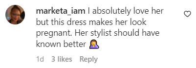 Le commentaire d'un fan sur l'apparition de Jennifer Coolidge à l'after party des Oscars à Beverly Hills, le 12 mars 2023 | Source : Instagram/People
