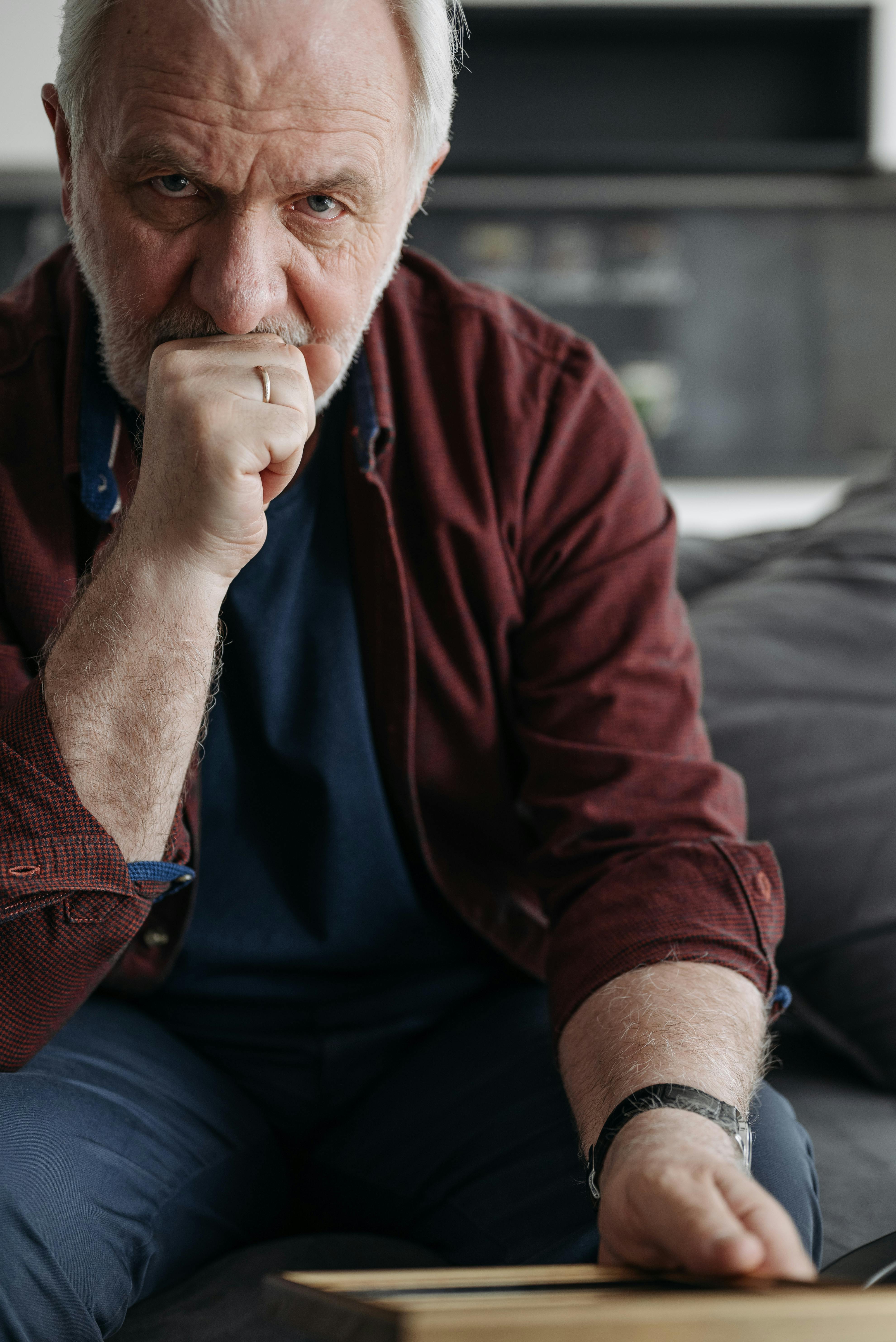 Un homme âgé triste | Source : Pexels