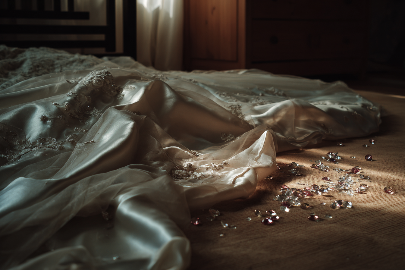 Une robe sur le sol | Source : Midjourney