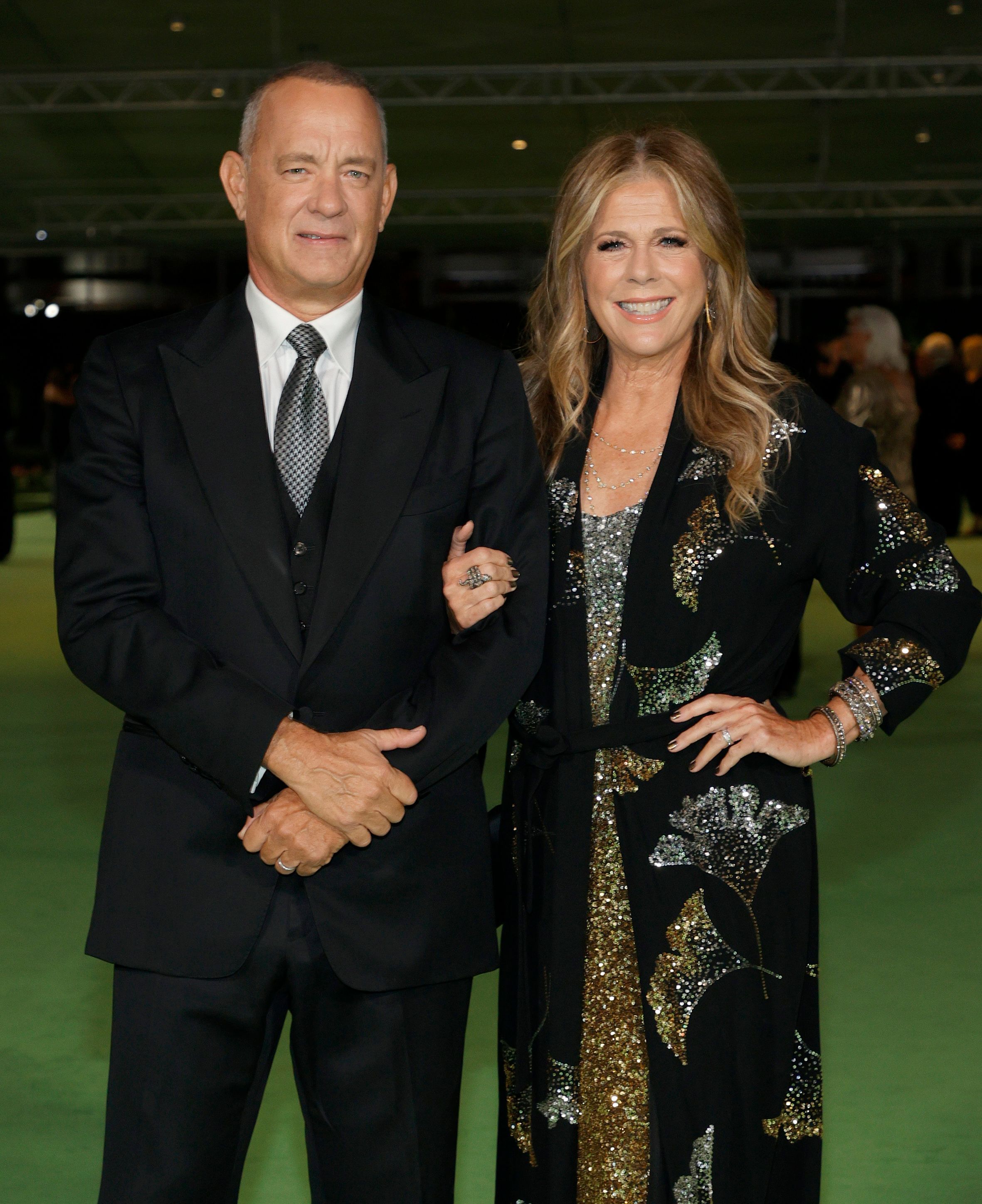 (G-R) Tom Hanks et Rita Wilson au gala d'ouverture de l'Academy Museum of Motion Pictures le 25 septembre 2021 à Los Angeles, Californie | Source : Getty Images