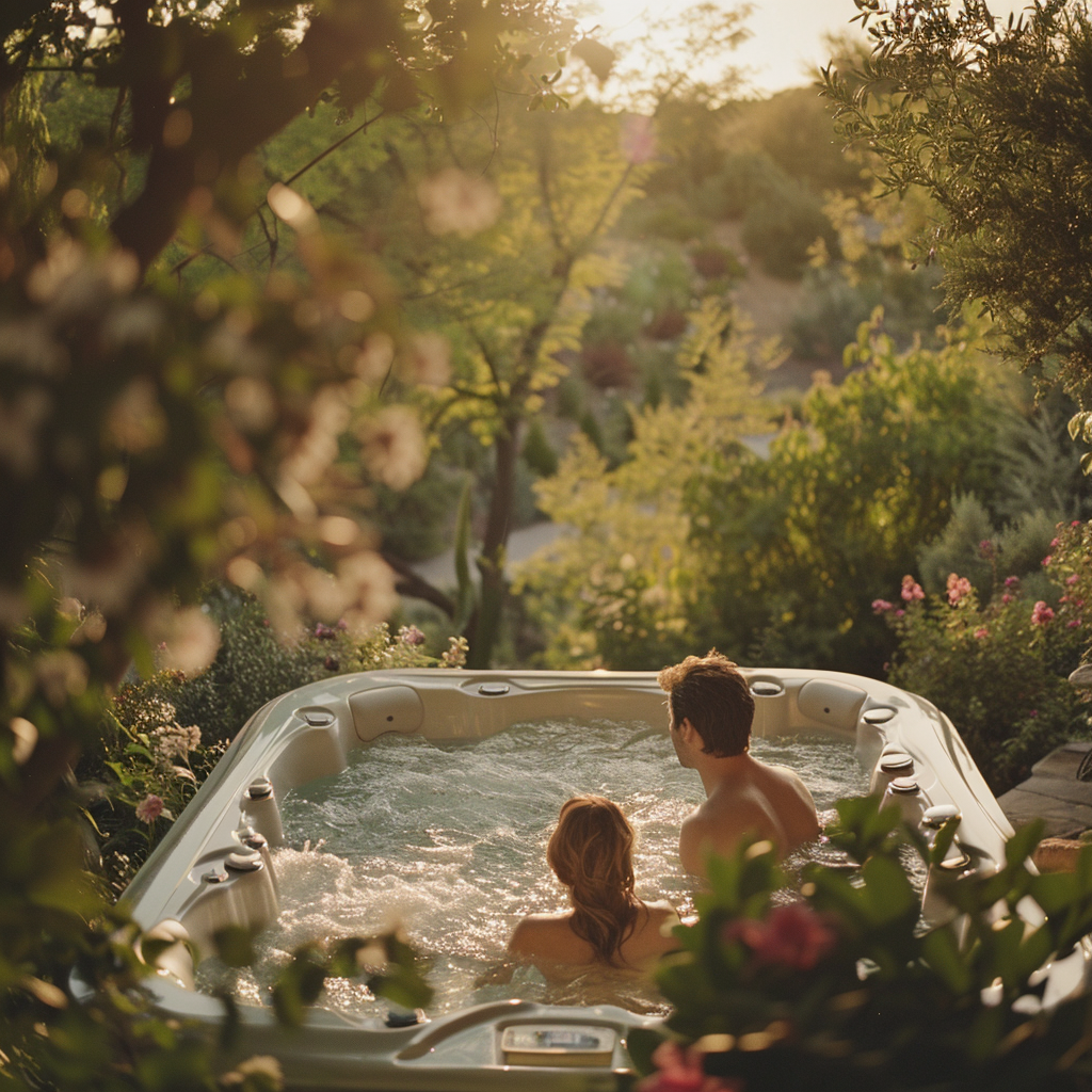 Un couple dans un jacuzzi | Source : Midjourney