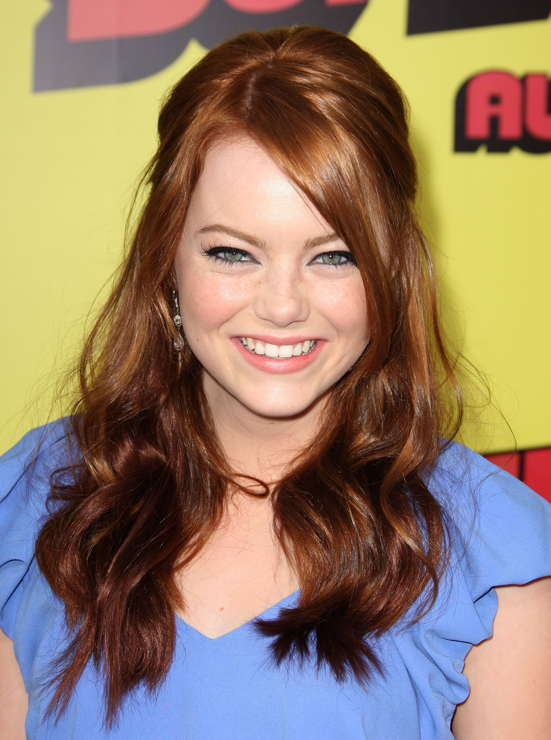 Emma Stone lors de la première de « Superbad » le 13 août 2007 à Hollywood, en Californie. | Source : Getty Images