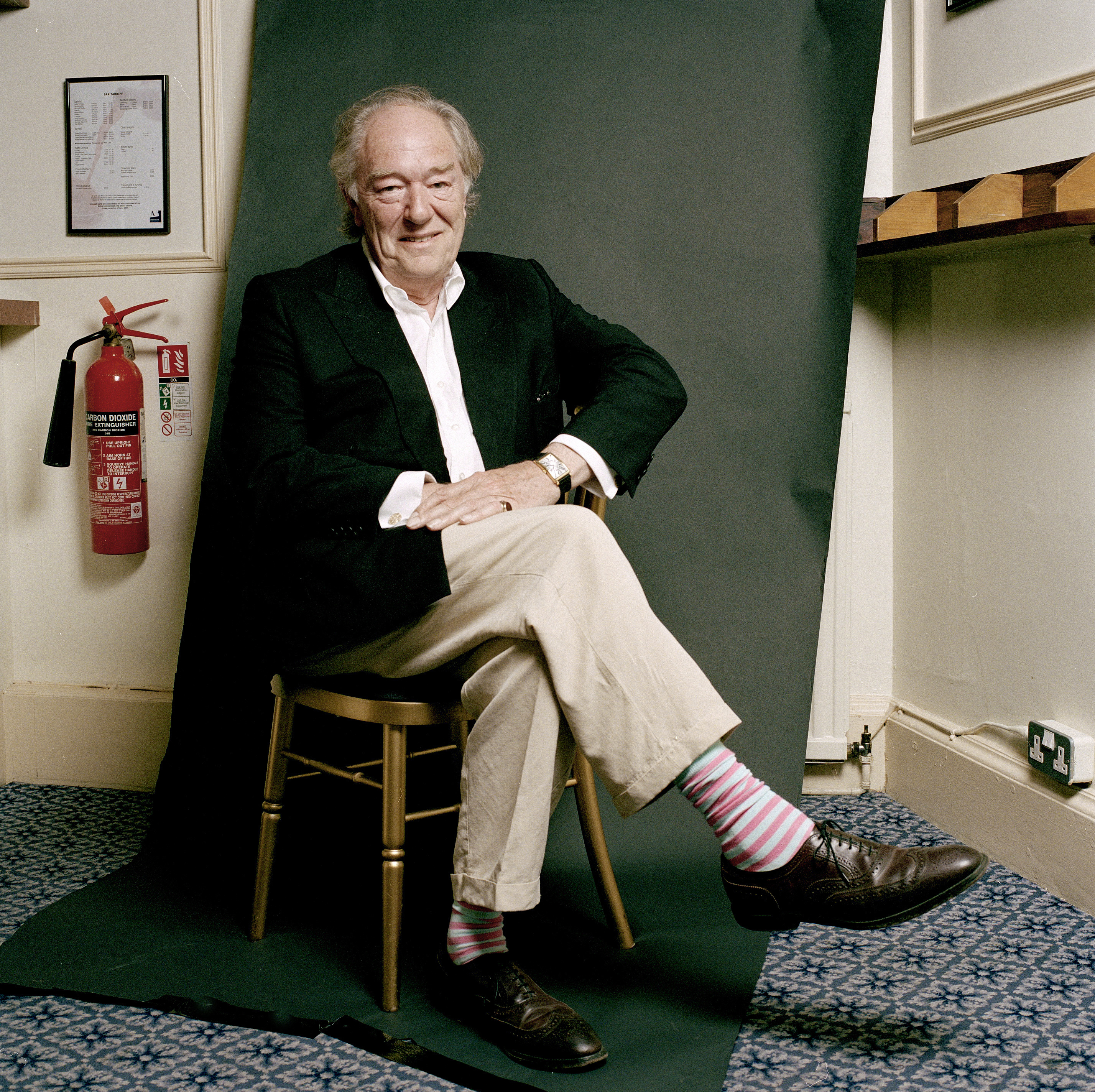 Sir Michael Gambon pose pour un portrait le 1er juillet 2006 | Source : Getty Images
