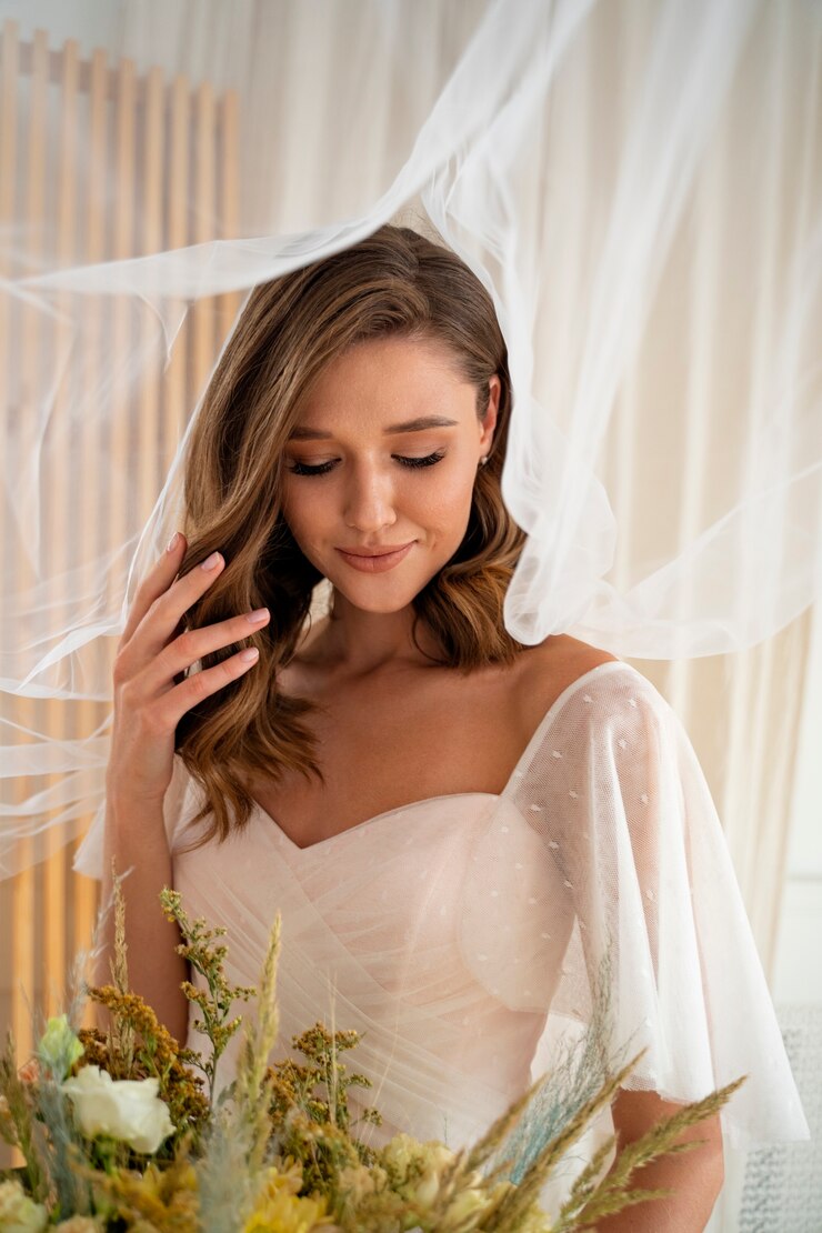 Une mariée humble et souriante | Source : Freepik