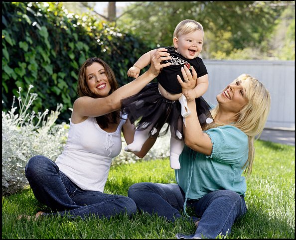 Carnie Wilson, Wendy et sa fille Lola, âgée d'un an. Photo : Images