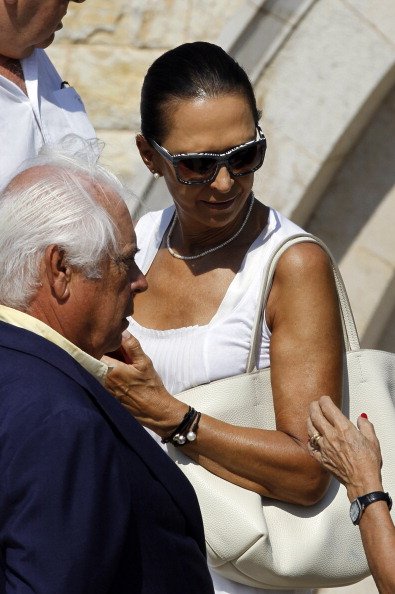 Marta Gaya assiste aux funérailles de la comtesse de Pernia Maria Cencillo Gonzalez-Campo le 24 juillet 2013 à Majorque, en Espagne. | Photo : Gettyn Images