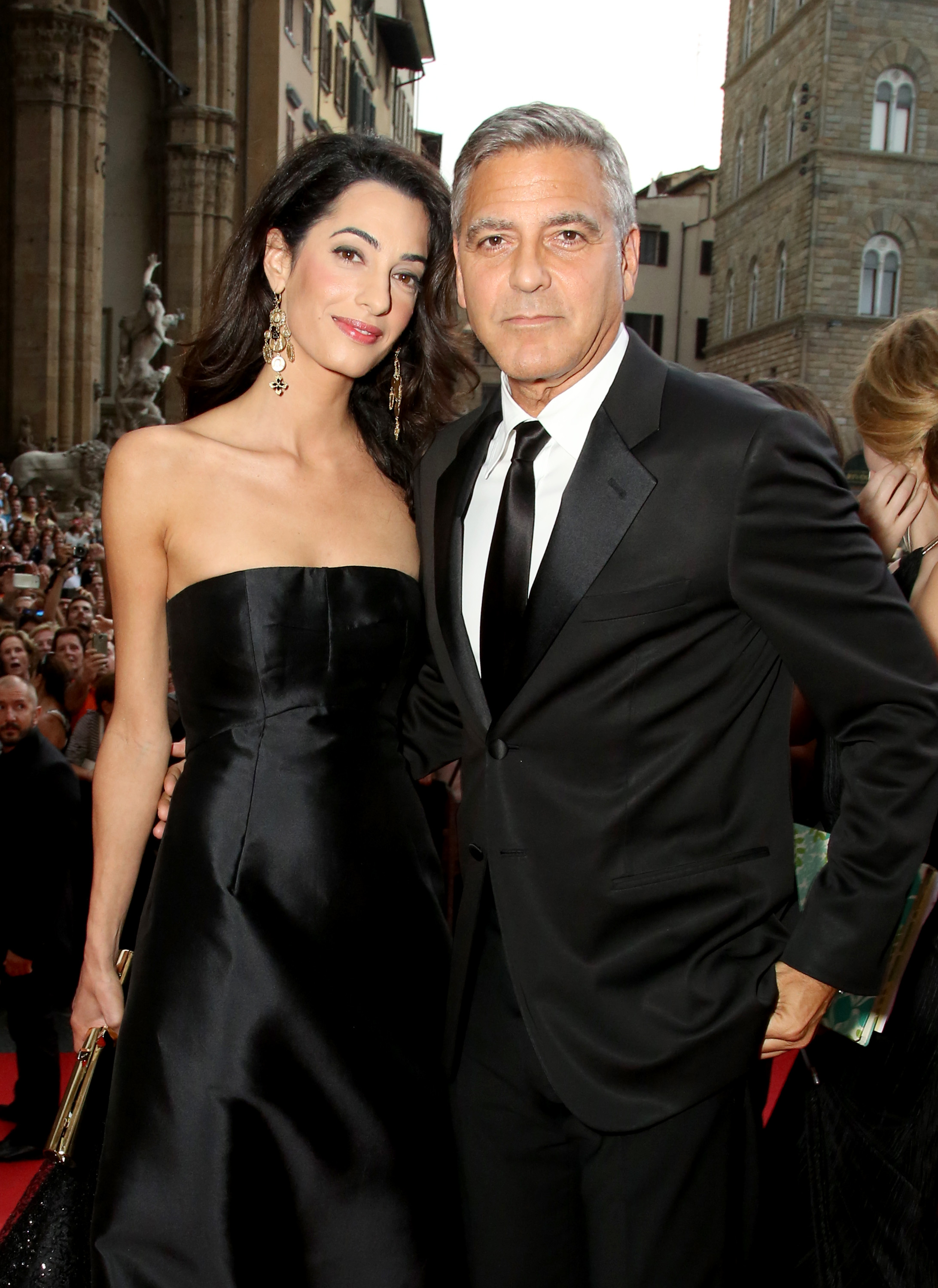 Amal et George Clooney à Florence, en Italie, en 2014 | Source : Getty Images