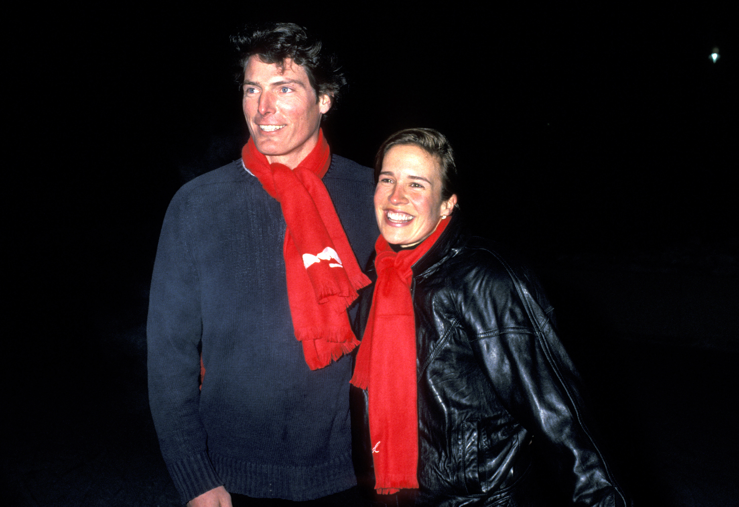 Christopher Reeve et Dana Reeve lors de l'after party de la projection de "Once Around", le 15 janvier 1991, à New York. | Source : Getty Images