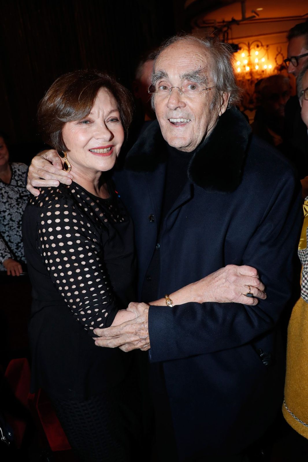 Le compositeur Michel Legrand et son épouse Macha Méril | Photo : Getty Images