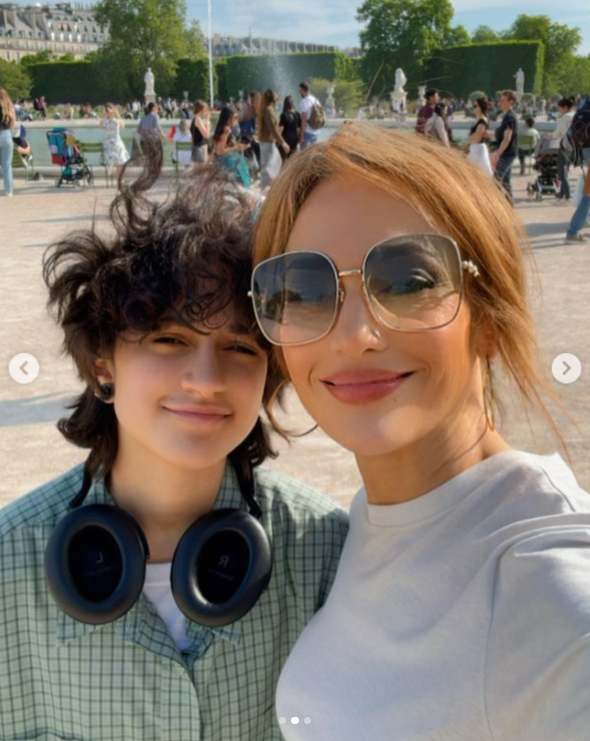 Jennifer Lopez et sa fille Emme Muñiz selfie, posté en juillet 2024 | Source : Instagram/jlo