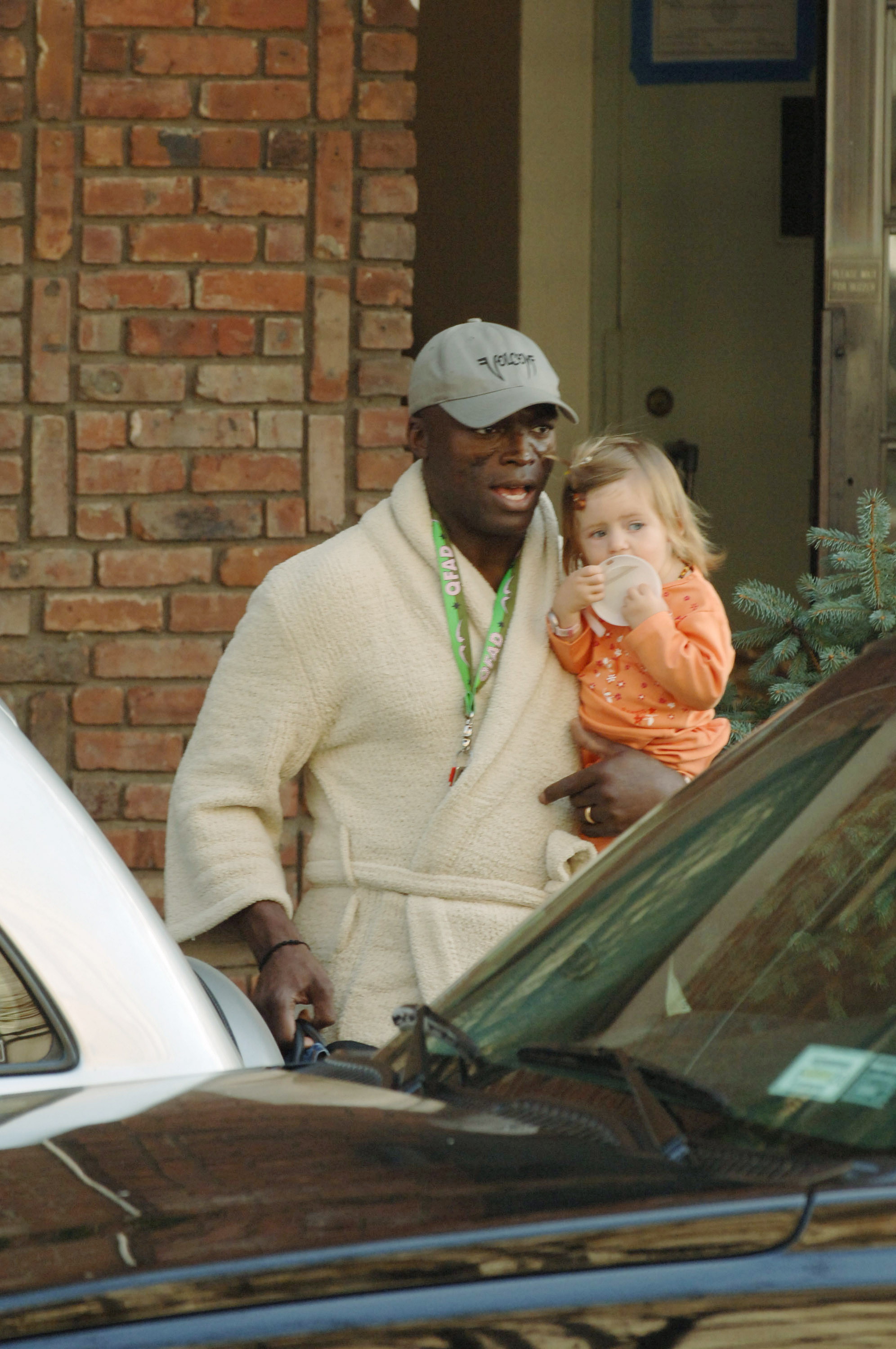 Seal et Leni Klum aperçus à New York le 1er novembre 2005. | Source : Getty Images