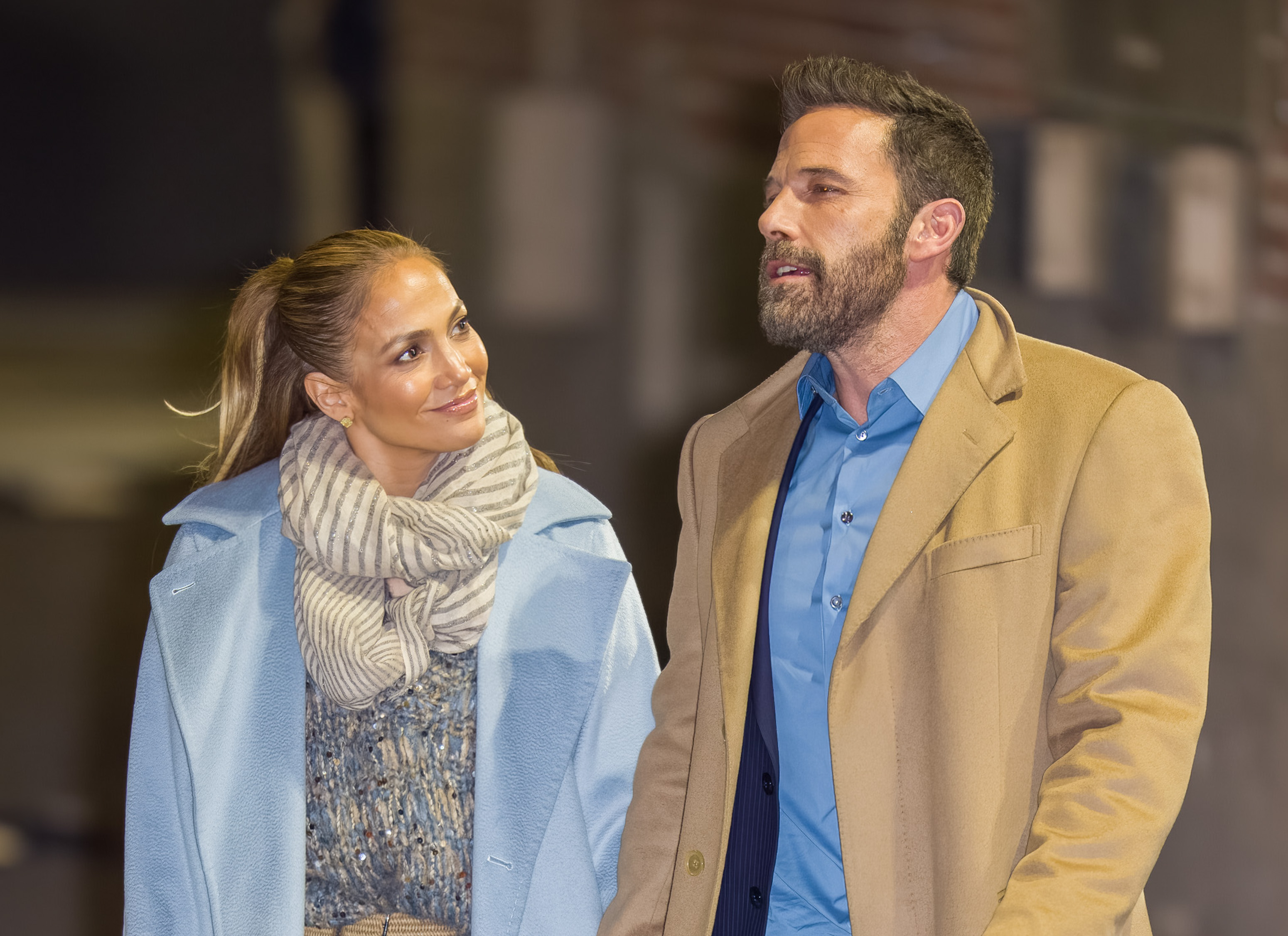 Jennifer Lopez et Ben Affleck sont vus au "Jimmy Kimmel Live" à Los Angeles, Californie, le 15 décembre 2021 | Source : Getty Images