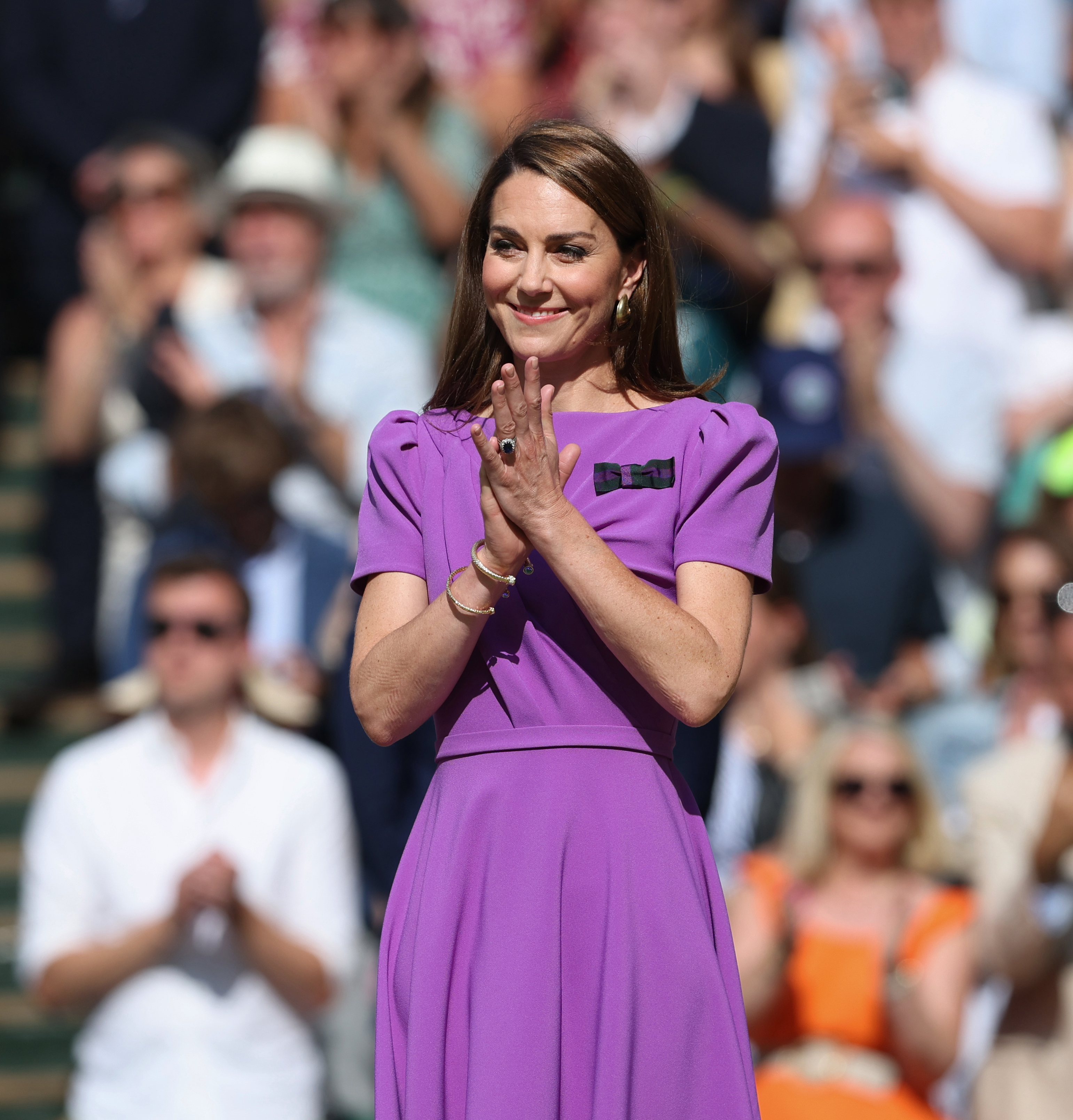 Kate Middleton au All England Lawn Tennis and Croquet Club le 14 juillet 2024, à Londres, en Angleterre. | Source : Getty Images