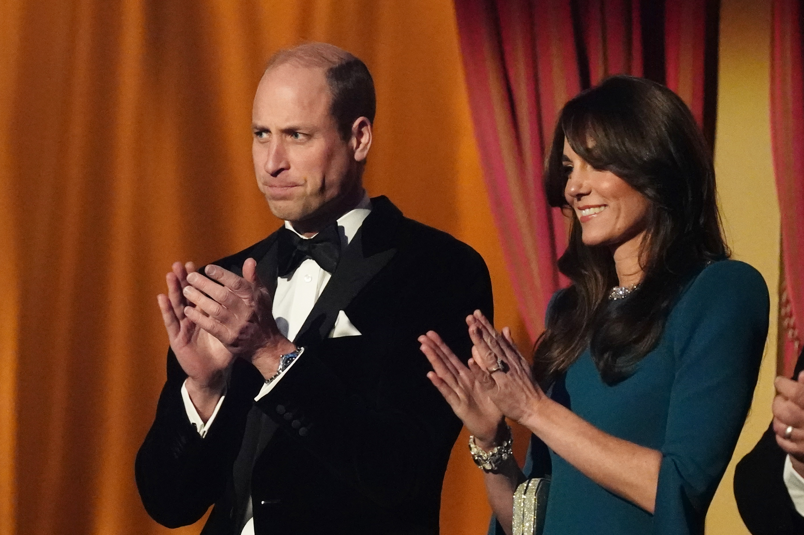 Le prince William et la princesse Catherine lors du Royal Variety Performance à Londres, en Angleterre, le 30 novembre 2023 | Source : Getty Images