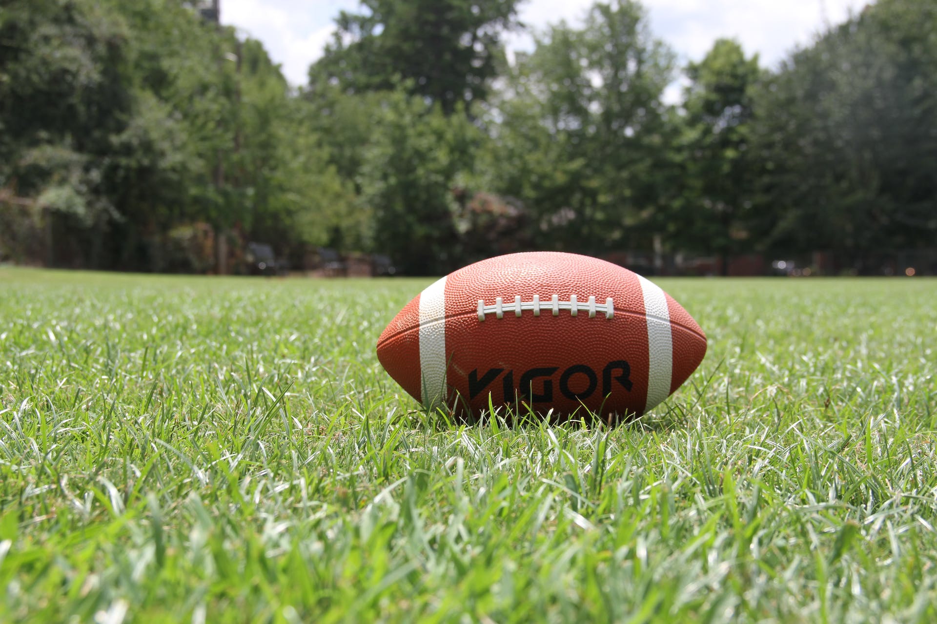 Un ballon de foot sur l'herbe | Source : Pexels