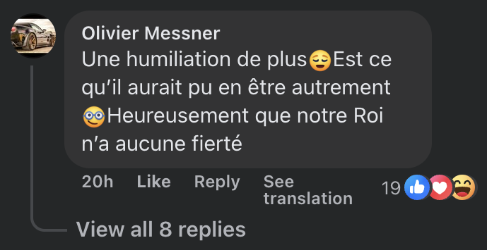 Commentaire d'un internaute | Source : Facebook/Gala