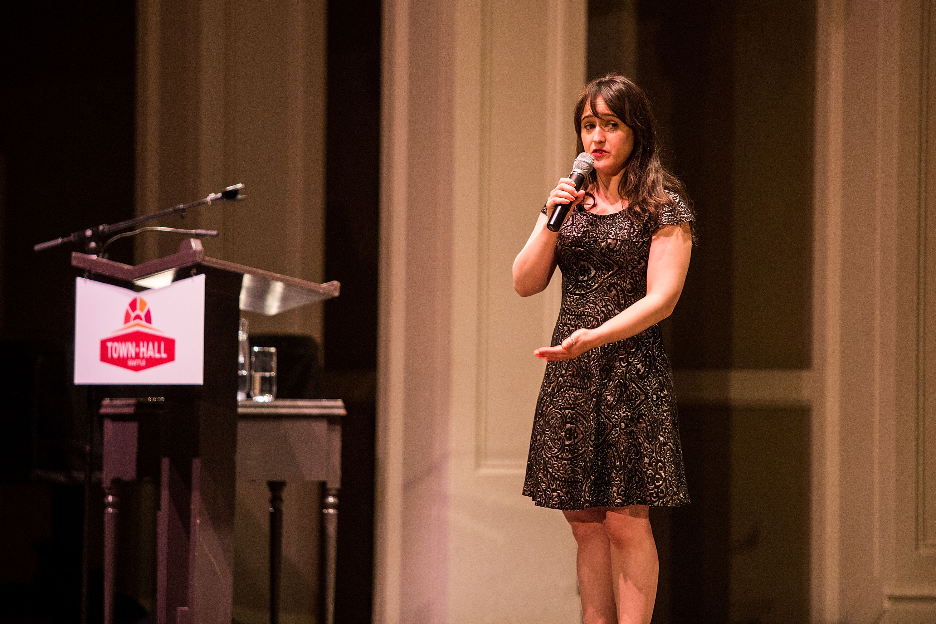 Mara Wilson parle de son nouveau livre à Seattle, Washington, le 21 septembre 2016 | Source : Getty Images