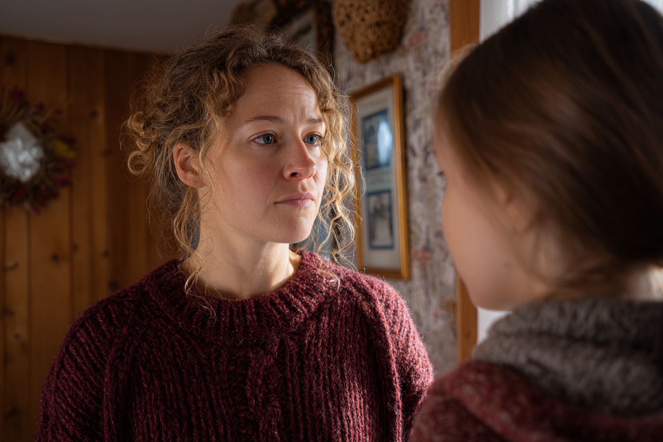 Une femme qui parle à sa fille | Source : Midjourney