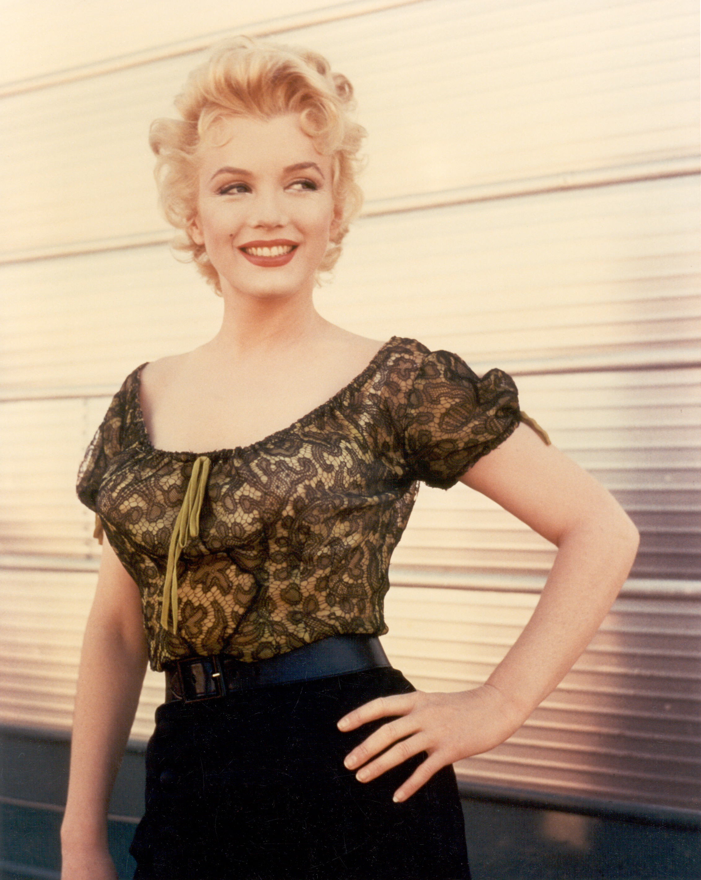 Marilyn Monroe dans une scène de "Arrêt d'autobus" en 1956 | Source : Getty Images