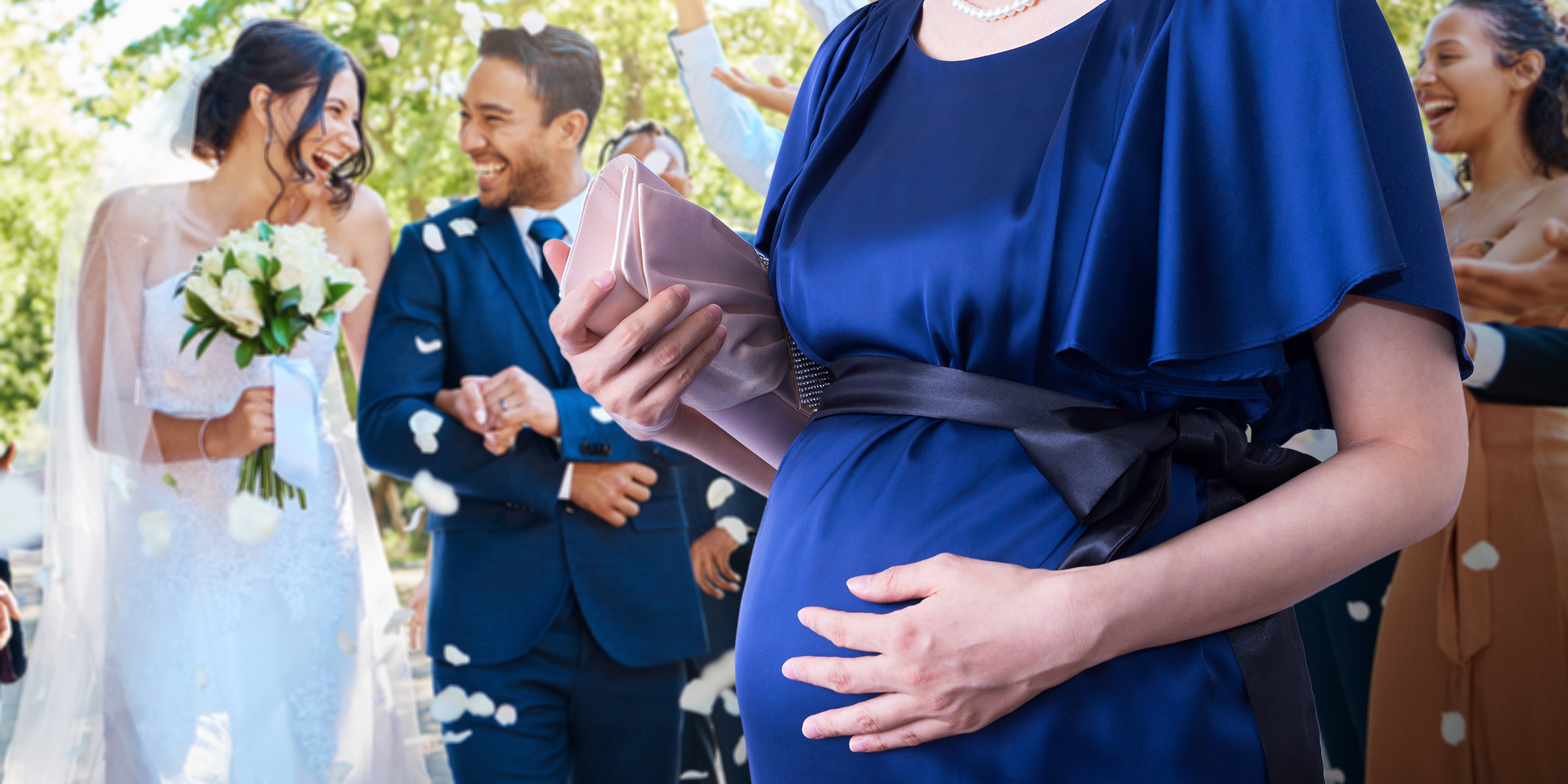 Une femme enceinte lors d'un mariage | Source : Shutterstock