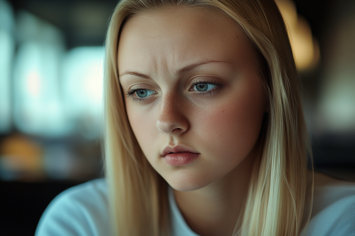 Une femme dans un restaurant | Source : Midjourney