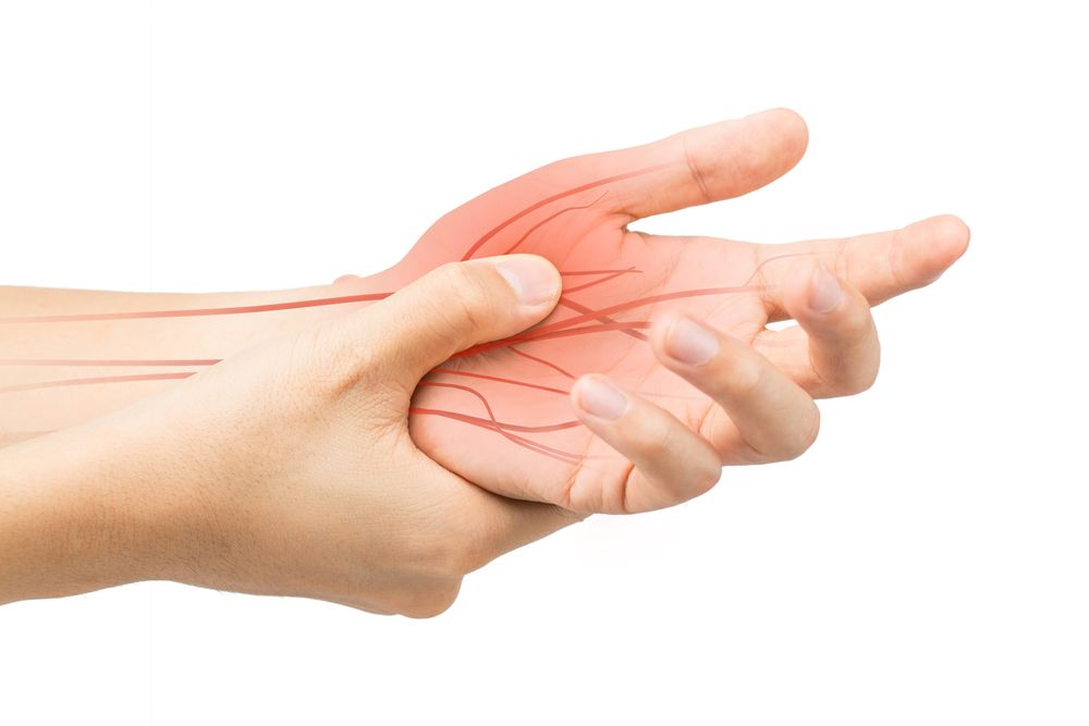 Une main avec des nerfs. | Source : Shutterstock
