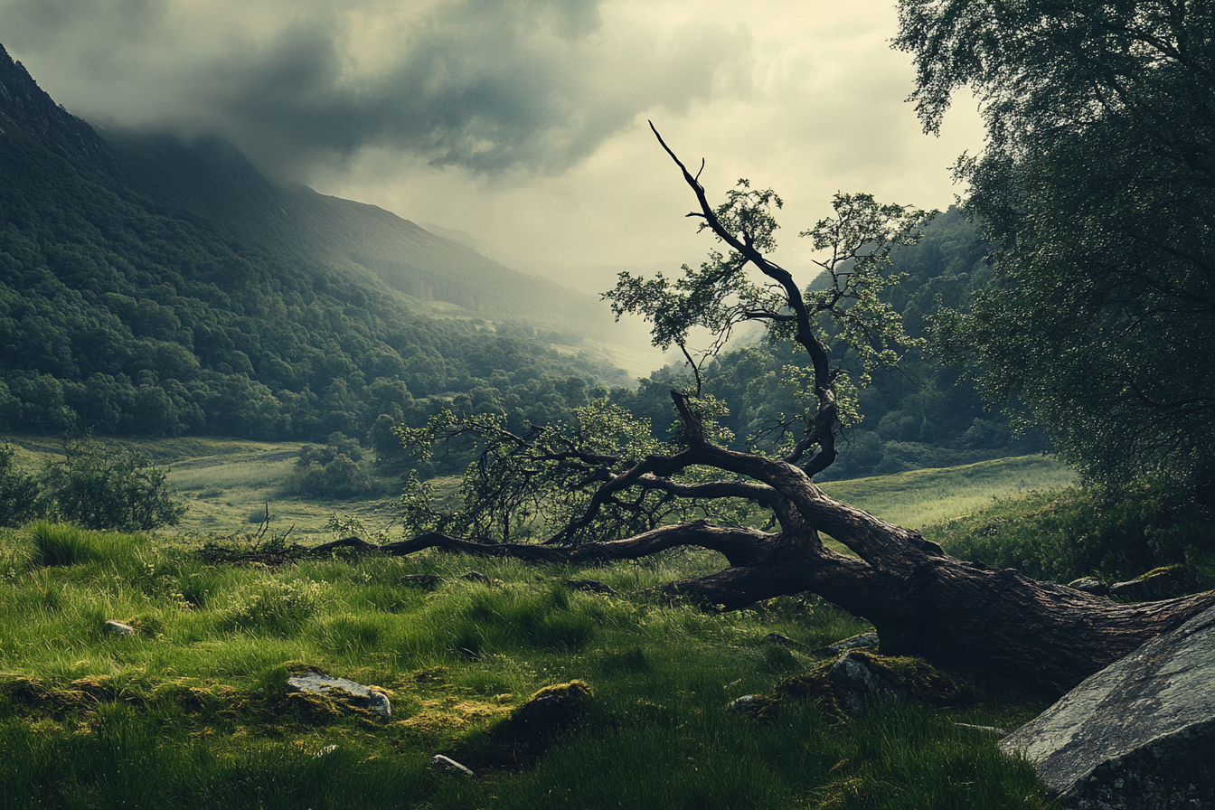 Un arbre tombé | Source : Midjourney