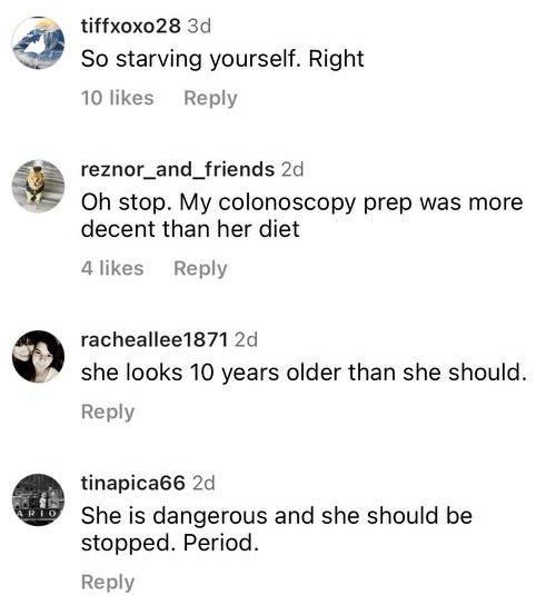 Commentaires laissés par les utilisateurs, 2023 | Source : instagram.com/enews