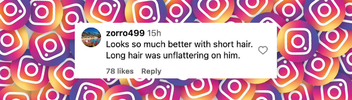 Un fan commente la coupe de cheveux de Brad Pitt, datée de mai 2025 | Source : Instagram/pagesix