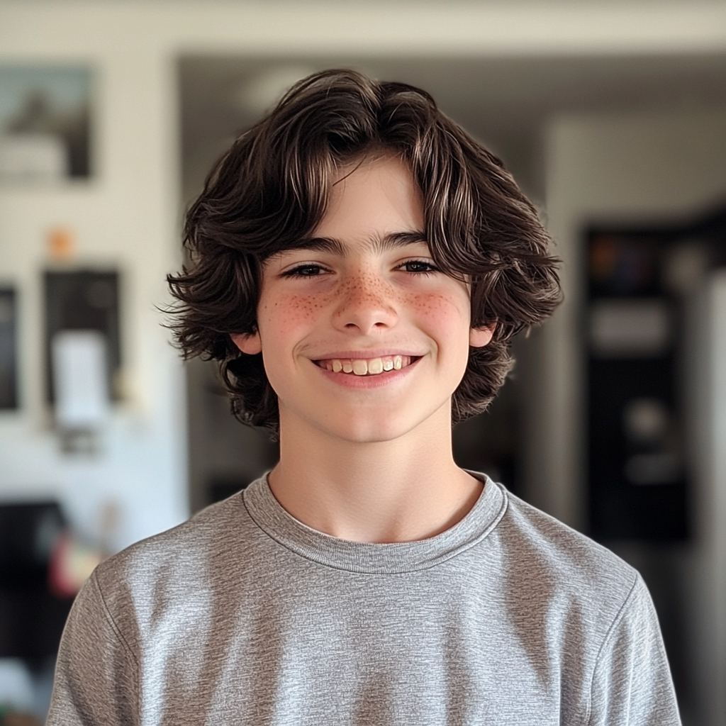 Un adolescent debout dans une cuisine | Source : Midjourney