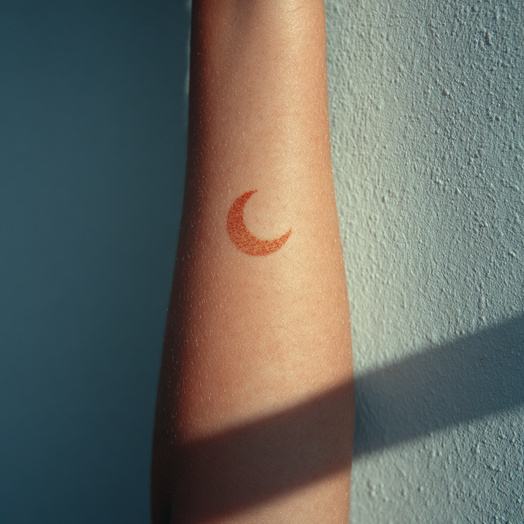 La tache de naissance d'un enfant sur son bras | Source : Midjourney