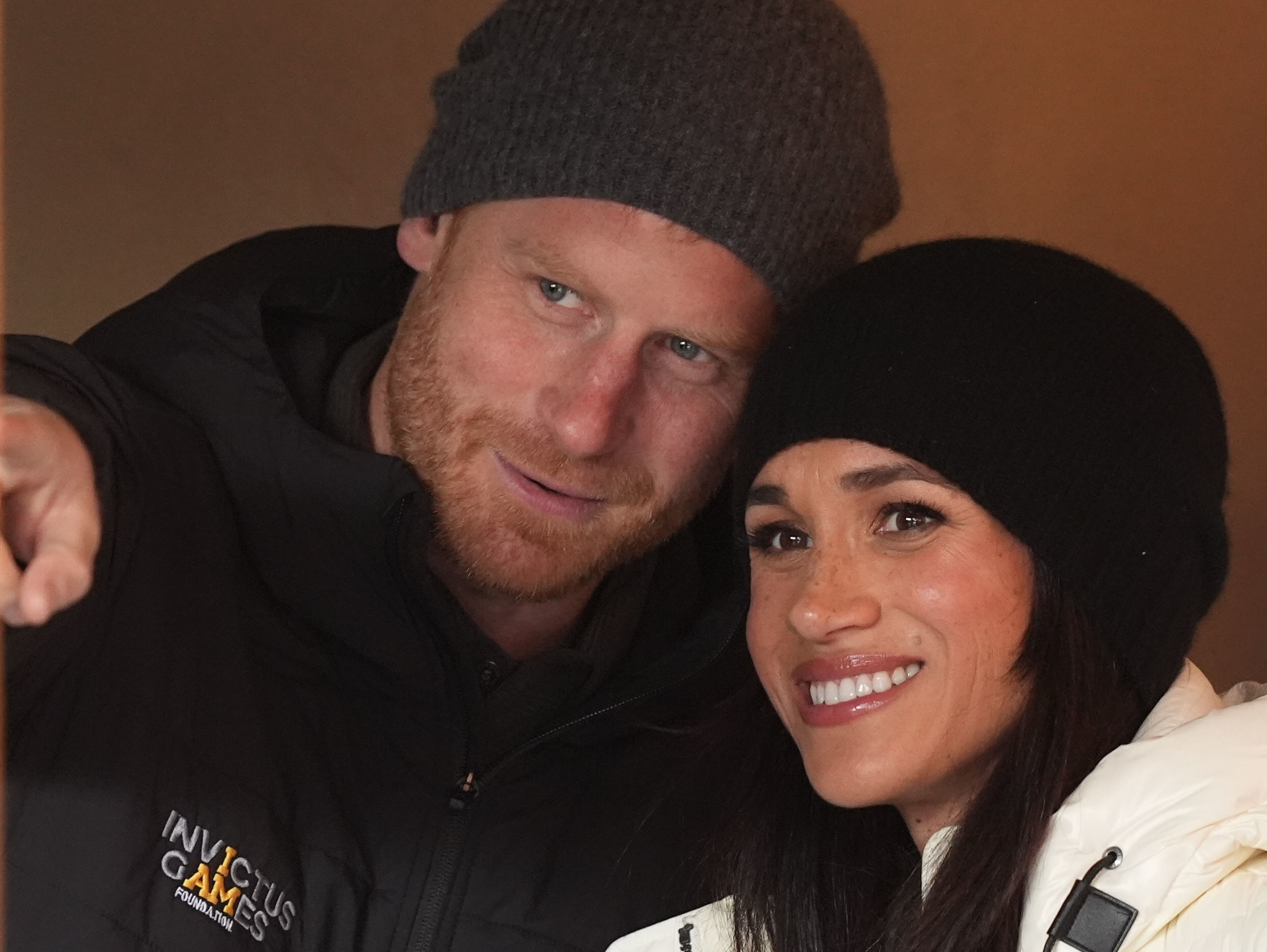 Le prince Harry et Meghan Markle à Whistler, au Canada, le 10 février 2025 | Source : Getty Images